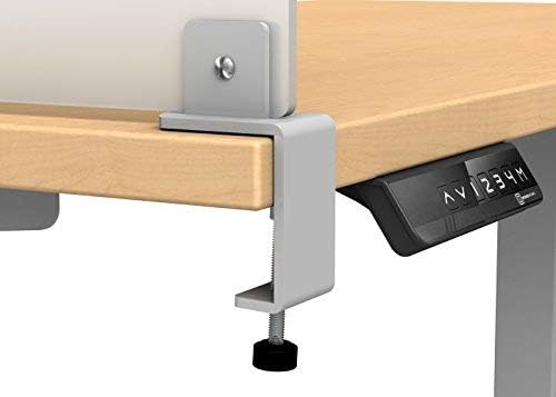 Desk Divider for Students and Desk Privacy Panel. Office Partitions and Ideal Cubicle Light Shield. Frosted Acrylic Clamp-on Desk Partition - 29” W x 18”H Divider