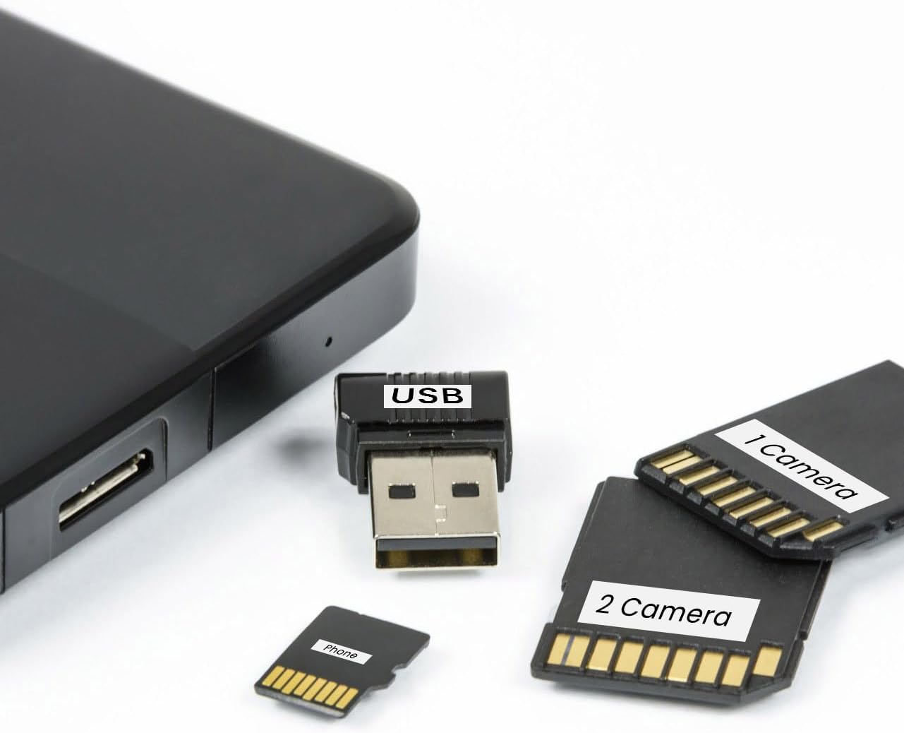 Label KINGDOM TZe-221 TZ Tape 9mm 0.35 Laminated White Replacement for Brother TZe221 9mm Label Tape Black on White 3/8 Inch Compatible with Brother P Touch PT-D210 PT-D220 PT-H110 PT-D400, 4-Pack