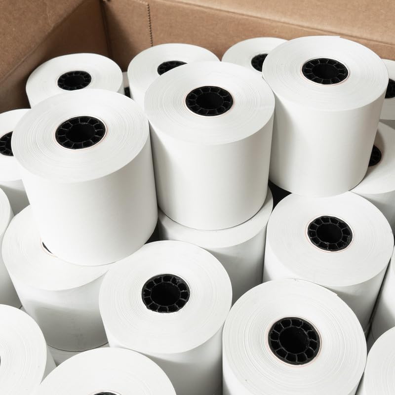 2-1/4"" x 150' Thermal, 50 Rolls, Compatible with Talento Dassault, Veeder Root TLS350, Verifone Omni 3300 & 3350, and More