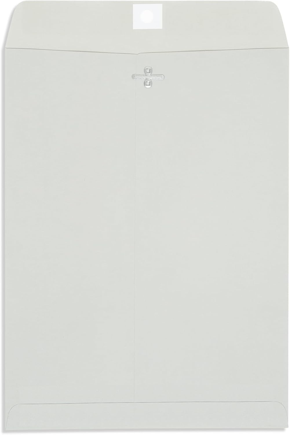 Blue Summit Clasp Envelopes, 10 x 13-Inch, Thick 28lb Gray Kraft Paper, Clasp with Gummed Seal, 100 Envelopes