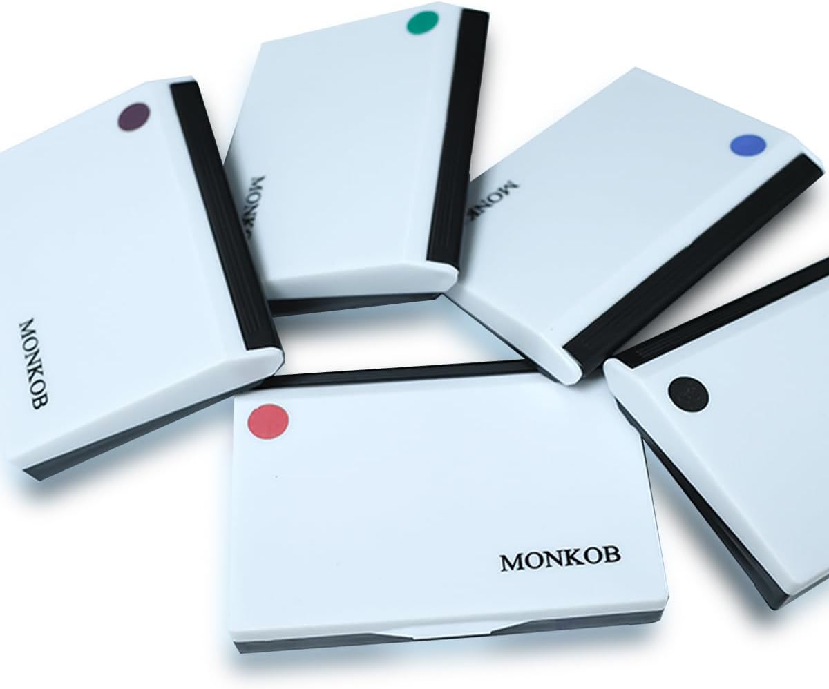 Red Ink Stamp Pad 2.75" x 3.93", Ink Paste Used for Office, Home, Crafting, DIY (Red)