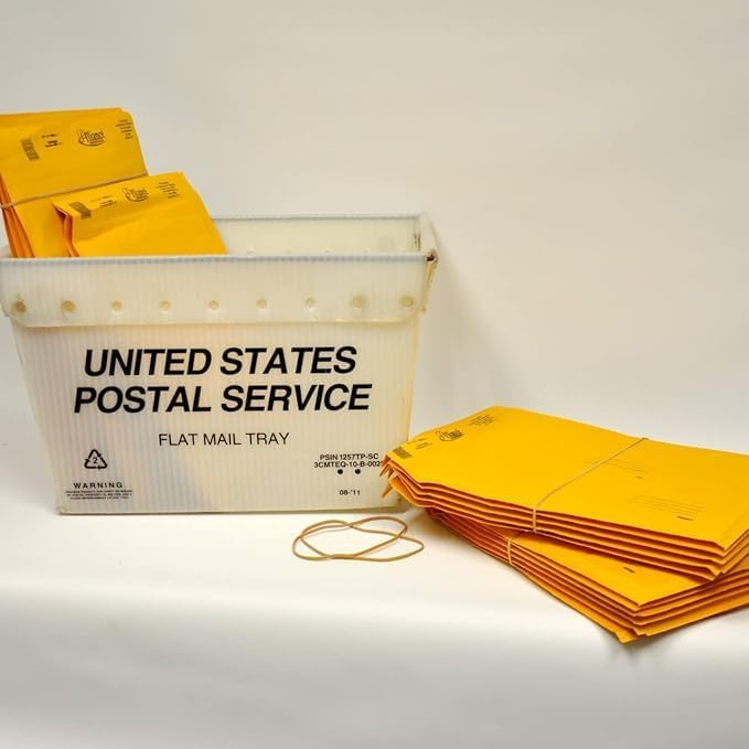 Upgrade Office Supply Rubber Bands, Size 64 (3-1/2 x 1/4), 80 Bands, 1/4 lb, 2-Pack, USA