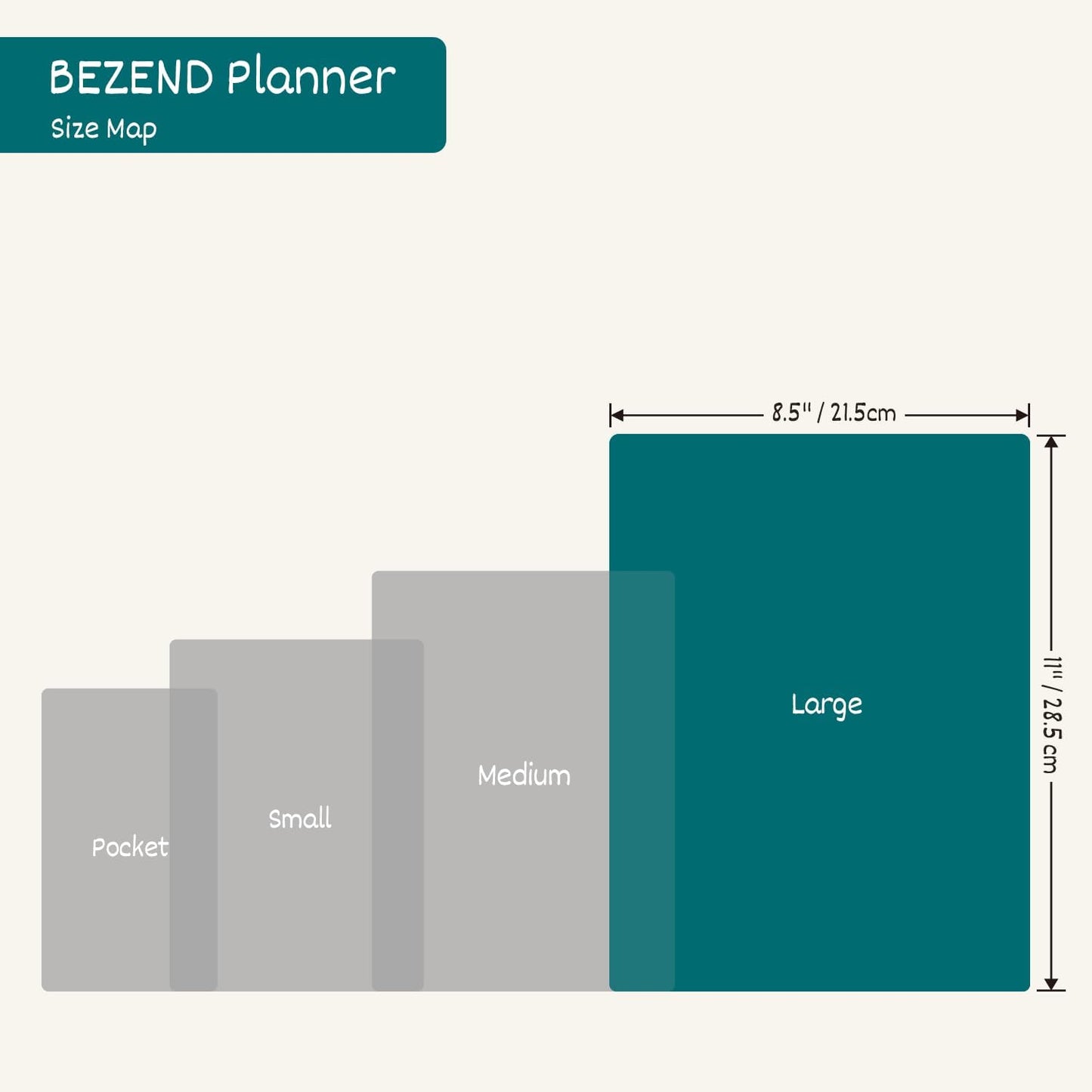 BEZEND Weekly Planner 2025-2026 with 2 Columns, 8.5" x 11" Academic Calendar 18 Months (Jul 25-Dec 26) Life Work Appointment Book with Monthly Tab, PU Leather Hardcover - Lilac