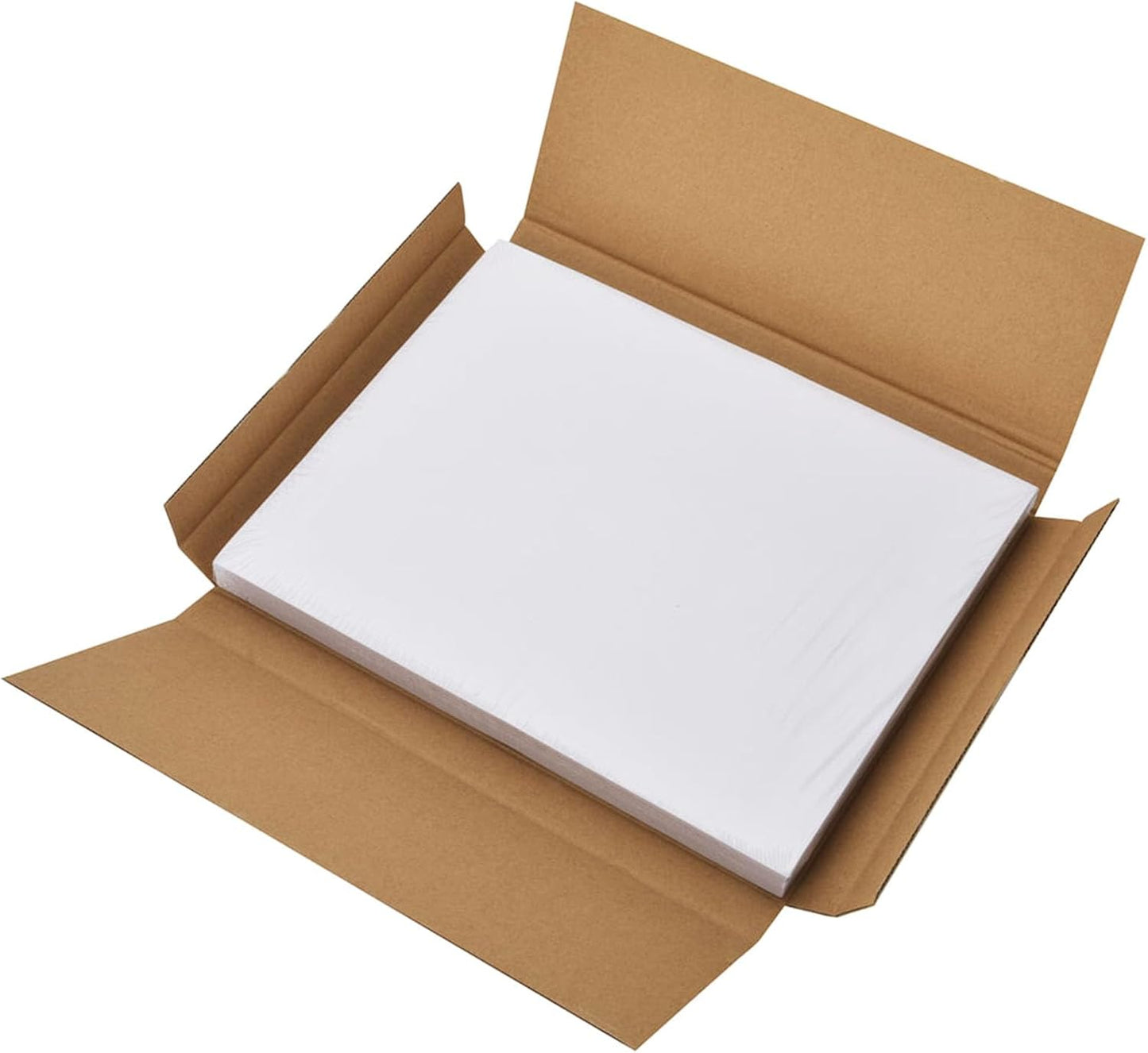 Coopaty Full Sheet Address Labels for Laser/Inkjet Printers, White, 8.5" x 11" Shipping Label, 1000 Labels