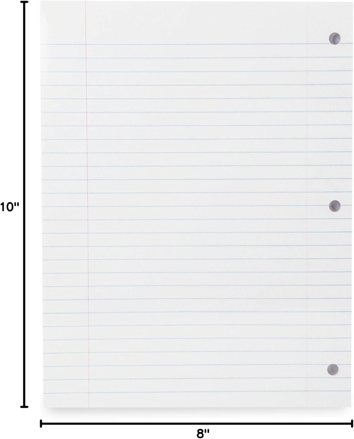 Mintra Office Filler Paper (Wide Ruled, 600 Sheets (6pks of 100))