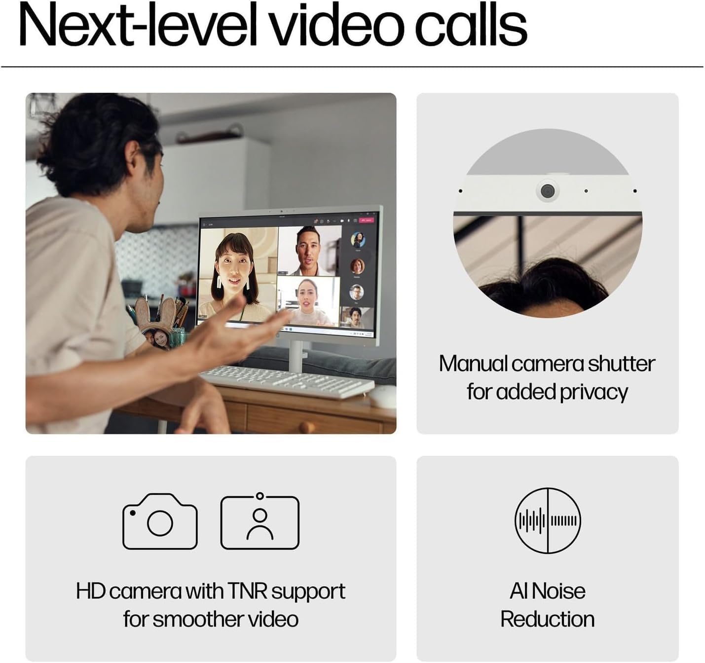 HP 2025 New 22 Inch All-in-One Desktop Computer • 32GB RAM • 1TB PCIe SSD • Intel CPU • Ultra-Quiet Design • Microsoft Office Trial • Wi-Fi 6 • White KB & Mouse • WOWPC Recovery USB • Windows 11