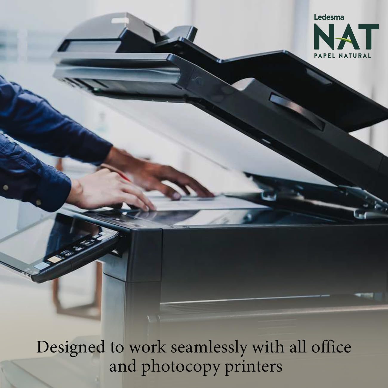 Letter Size 8.5"x11" Sugarcane Pulp Printer Paper - 75 GSM, Unbleached Paper Multipurpose Copy Printer Paper - for All Office & Photocopy Printers, Designs, Crafts (5 Ream)