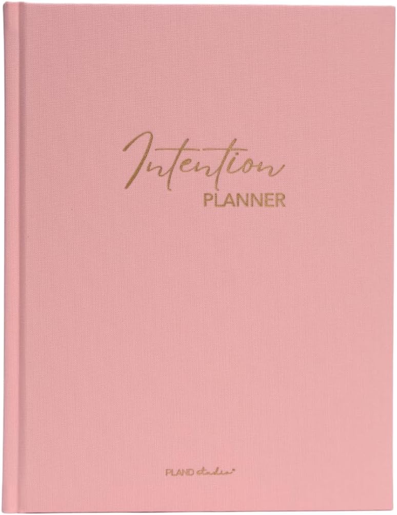 Pland Studio 90-Day Planner β Undated Daily Goal Journal for Women | Blush Rose Hardcover with Habit Tracker, Vision Board, Gratitude & Meal Planner | Self-Care & Productivity Journal Notebook