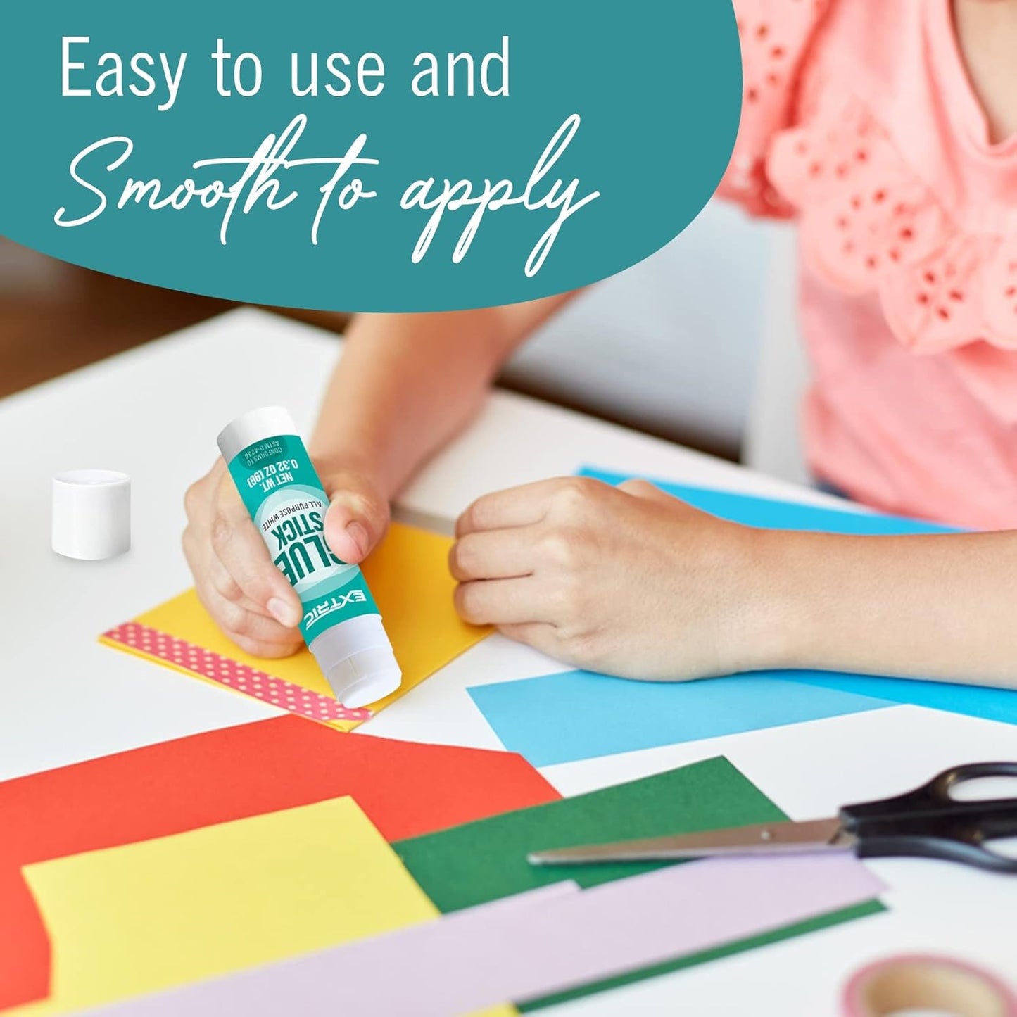 Glue Sticks Bulk Classroom, White Glue Sticks for Kids 60 Count, 0.75 Ounce, Washable All Purpose, for Kids, School and Home