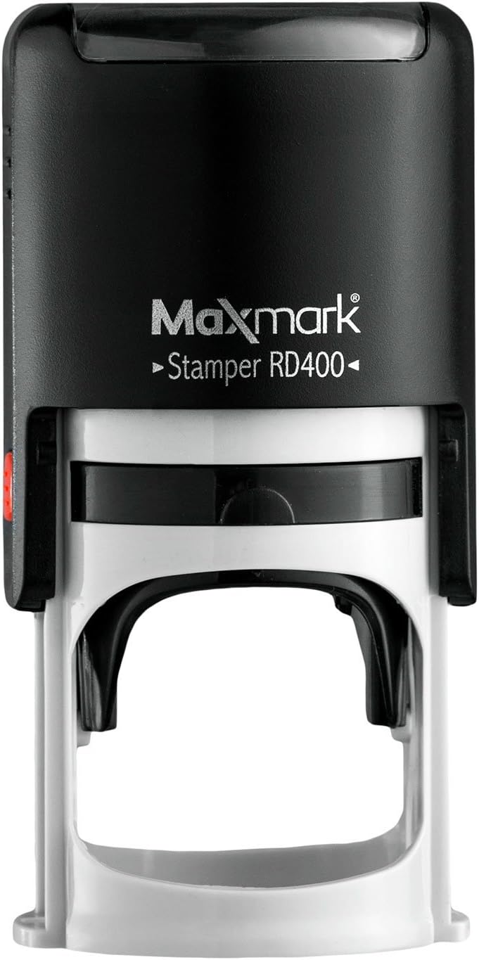 Round Notary Stamp for State of Utah- Self Inking Stamp - Top Brand Unit with Bottom Locking Cover for Longer Lasting Stamp - 5 Year Warranty