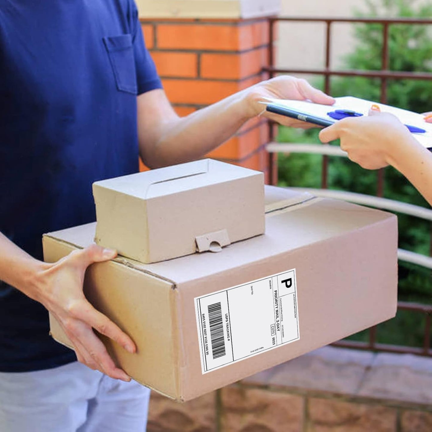 Coopaty Half Sheet Shipping Labels for Laser and Inkjet Printers 8.5 x 5.5 Mailing Address Labels, Permanent Adhesive (5000 Sheets, 10000 Labels)