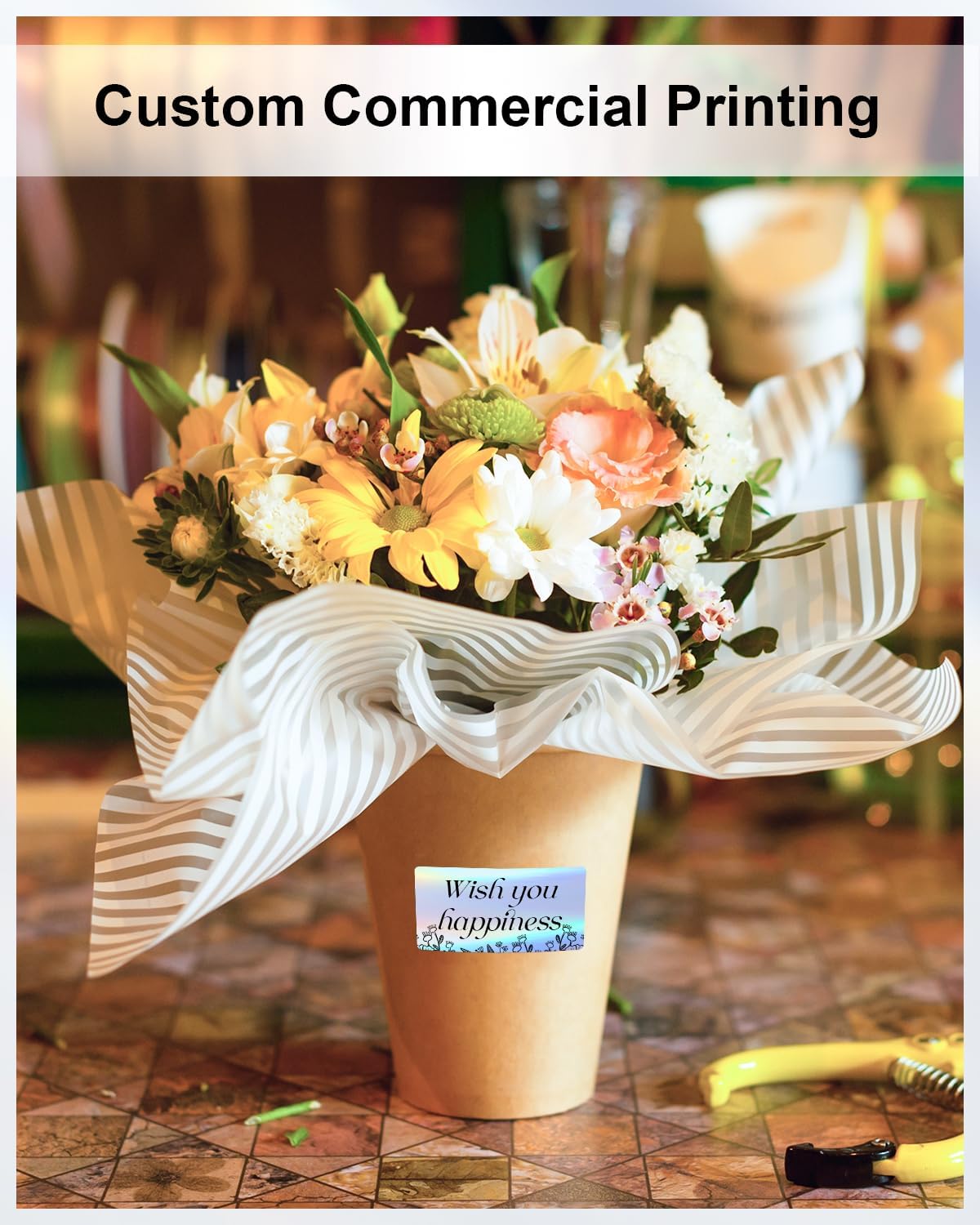 Phomemo 2.25”x1.25” Reflective Thermal Labels, Color Self-Adhesive Stickers Label, Relly Cool Thermal Printer Label for Address, Logo, Shipping, Barcodes, QR Code (500 Labels/Rolls,1 Roll