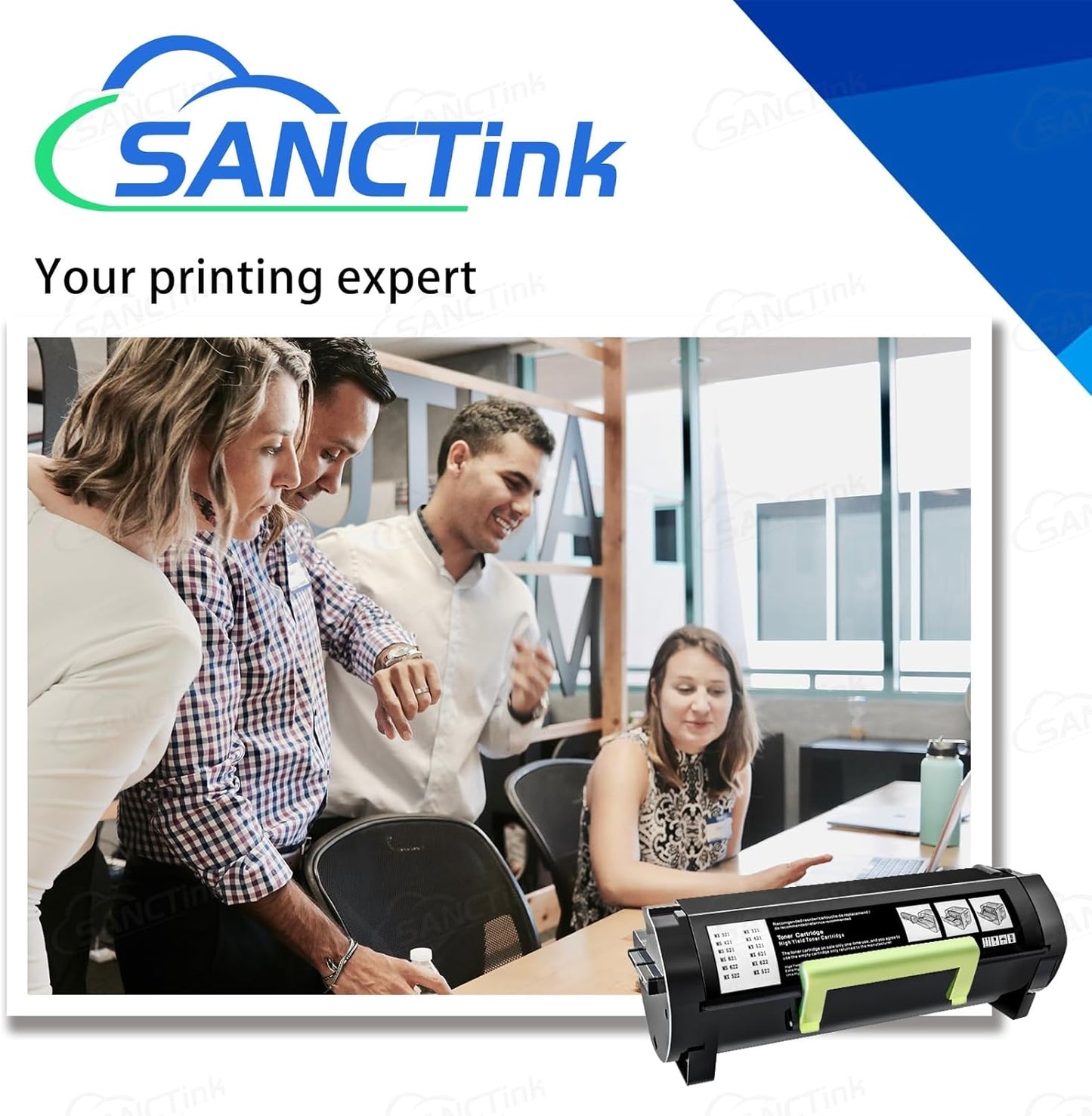 56F1U00 MS521 Ultra High Yield Toner Cartridge 25000 Pages Compatible for Lexmark 56F1U00 for Lexmark MS521dn MS621dn MS421dn MS321dn MX521de MS622de MX421ade MX622adhe MX622ade Laser Printer