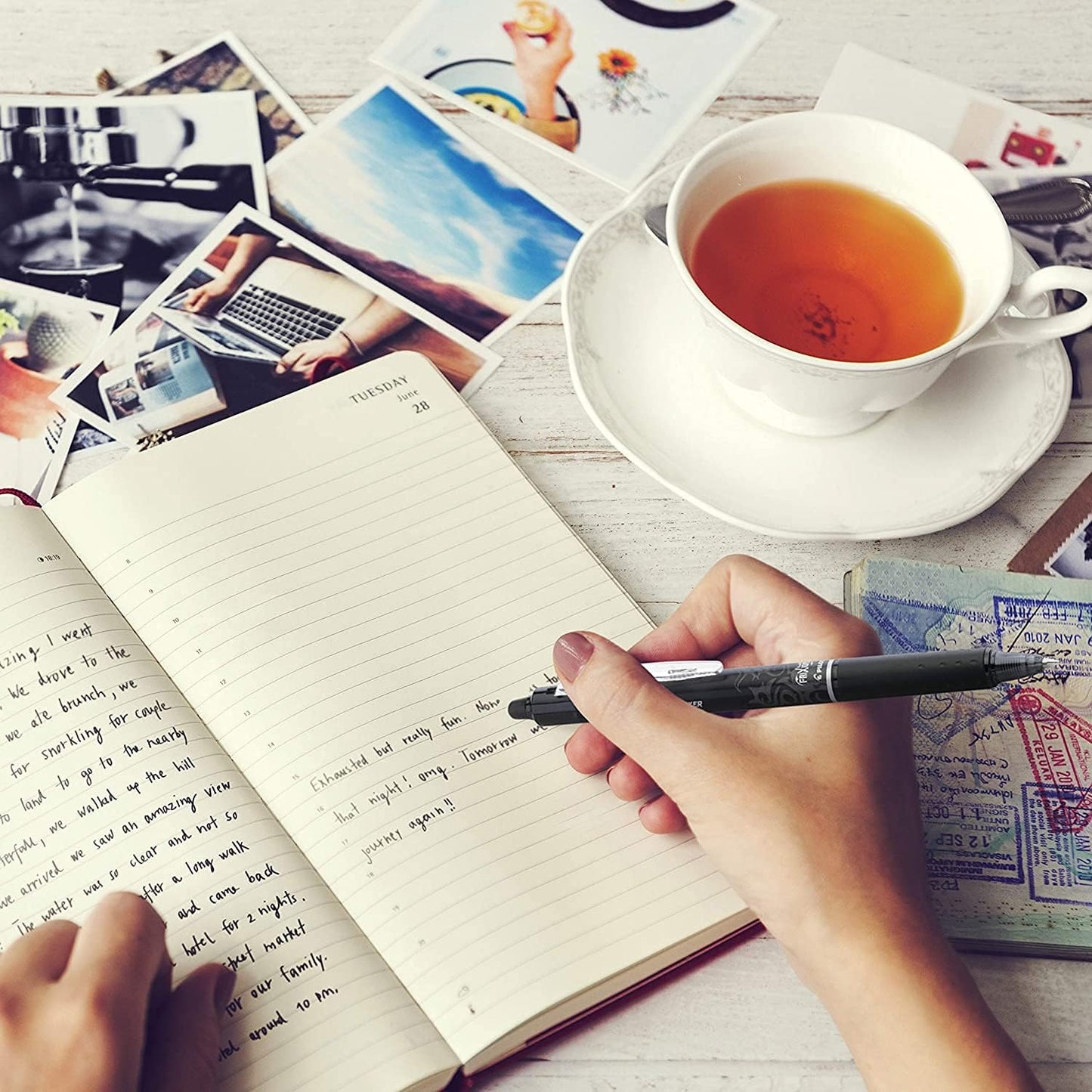 Pilot FriXion Clicker Erasable Gel Pens, Fine Point 0.7 mm Erasable Pens, Pack of 15 Assorted Colors