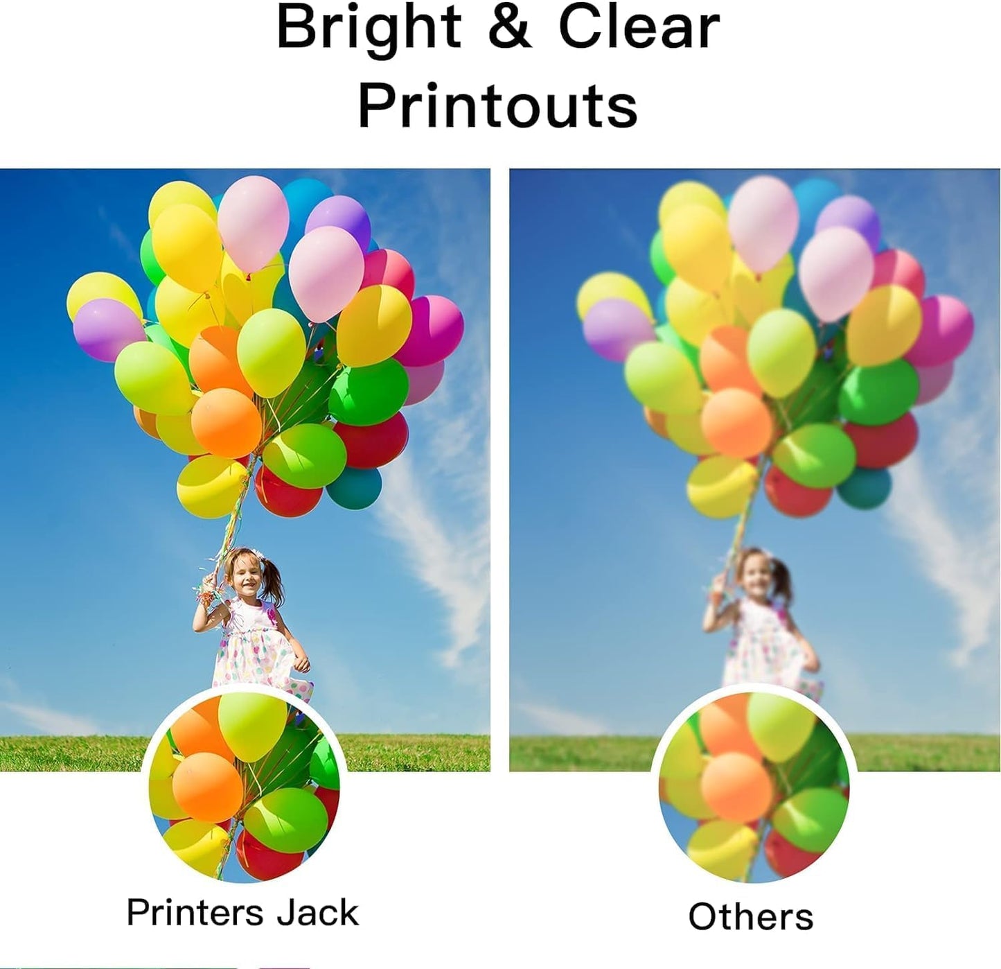 Printers Jack 522 Ink Refill Ink Bottle Kit Compatiable with T522 and Supertank ET-2800 ET-4700 ET-4800 ET-2710 ET-2720, ET-2803 Printer, (2BK C M Y)