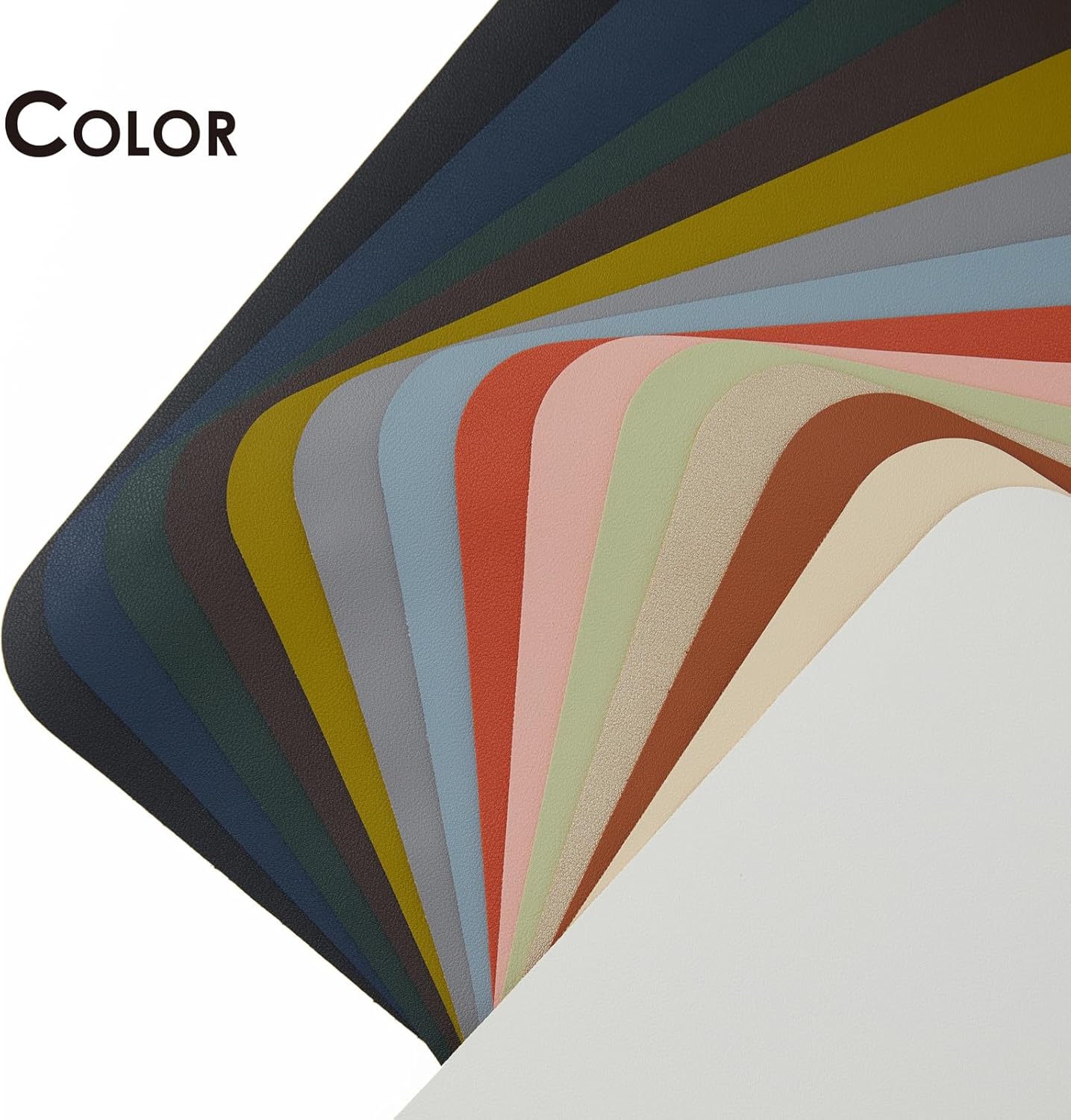 Leather Desk Mat - Non-Slip PU Desk Pad for Office and Home - Desk Organization and Accessories - Ideal for Large Mouse Pad and Desk Mats on Top of Desks (Apricot,27.6"x 13.8")