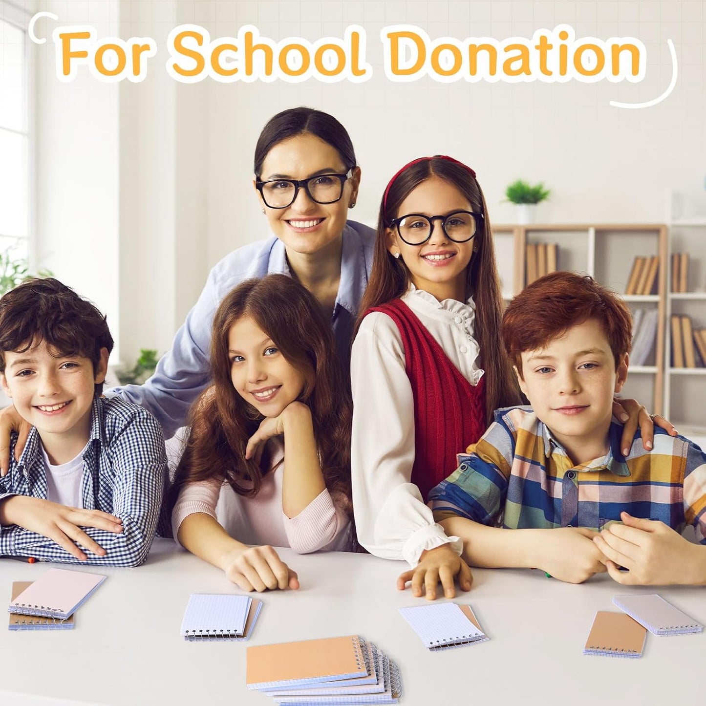 Teling 50 Pcs Spiral Graph Paper Memo Pads Bulk 3x5 Inch Small Note Pads Top Spiral Pocket Graph Notebook 75 Pages Mini Grid Steno Notepads for Writing Sketching Drawing School Office Work Supplies