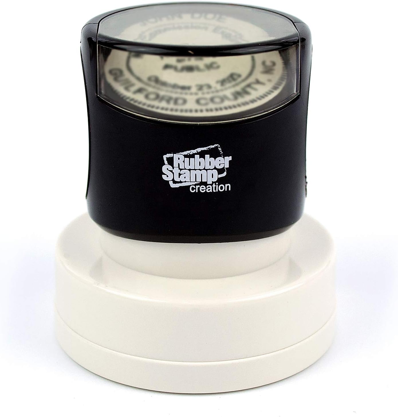 MaxMark Round Notary Pre-Inked Stamp for State of Pennsylvania
