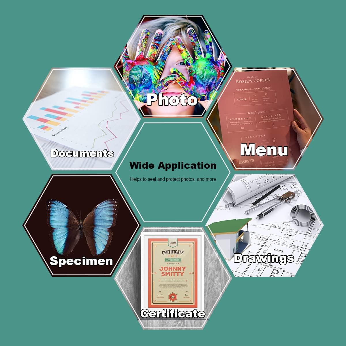 BESTEASY Thermal Laminating Pouches, 5 mil Thick, Clear 9 x 11.5 Inch Laminating Sheet Paper for Laminator, Holds 8.5 x 11 Inch Letter Size Sheets(500 Pack)