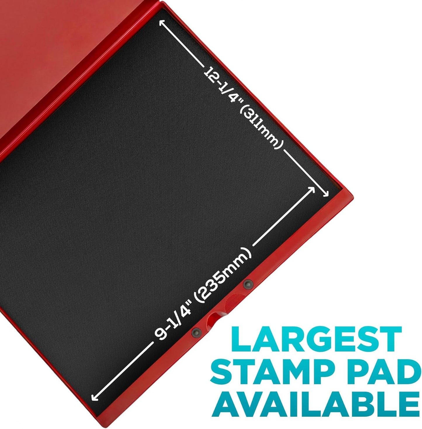 MaxMark Industrial Stamp Pad - Extra Large 9.25" x 12.25" Stamp Pad - Dry (No Ink)