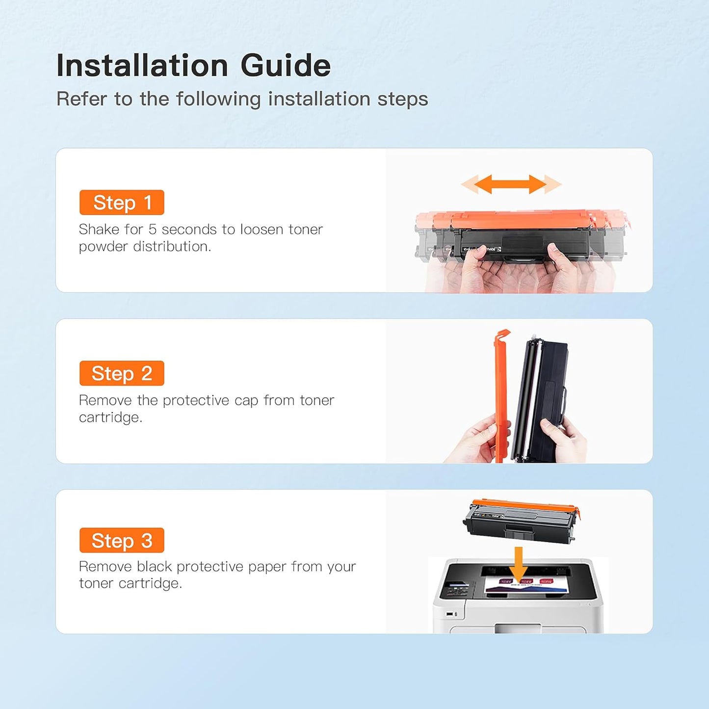E-Z Ink TN436 Toner Cartridge Compatible for Brother TN436 TN-436 Toner Replacement for TN436 TN433 TN431 to Use with Brother HL-L8260CDW, L8360CDW, MFC-L8690CDW, L8900CDW, DCP-L8410CDW Printers