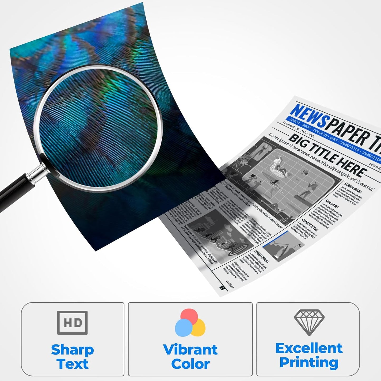 31 Ink Bottle Set, 32XL Black Ink Bottle Set Compatible with HP Smart Tank Ink 7602 5101 651 6001 5000 5103 7301 7001 7302 Printers, 31 32XL Black Ink for Smart Tank 551 5102 7002 7006, 8Pack