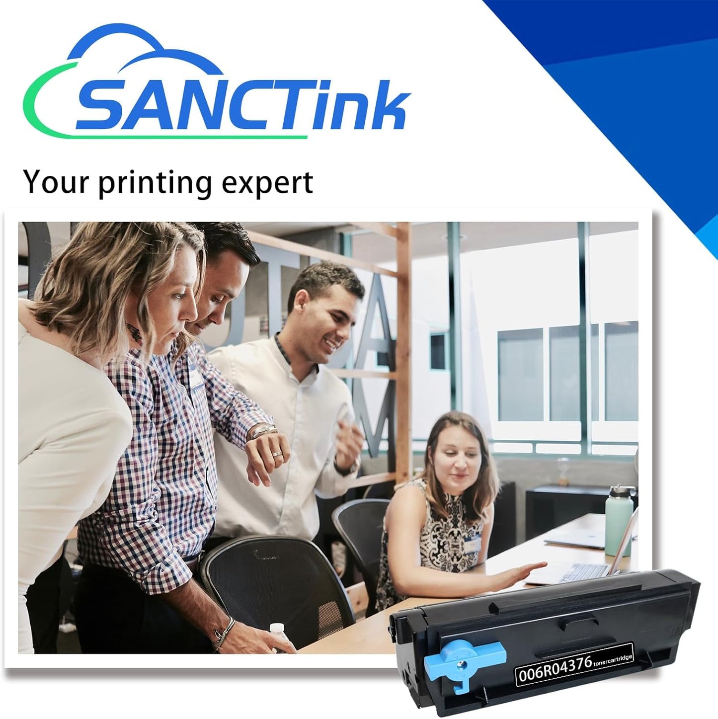 B315 B310 B305 Black Toner Cartridge (with Chips) Compatible for Xerox 006R04376 for Xerox B305 B310 B315 Laser Printer (1BK, 1-Pack)