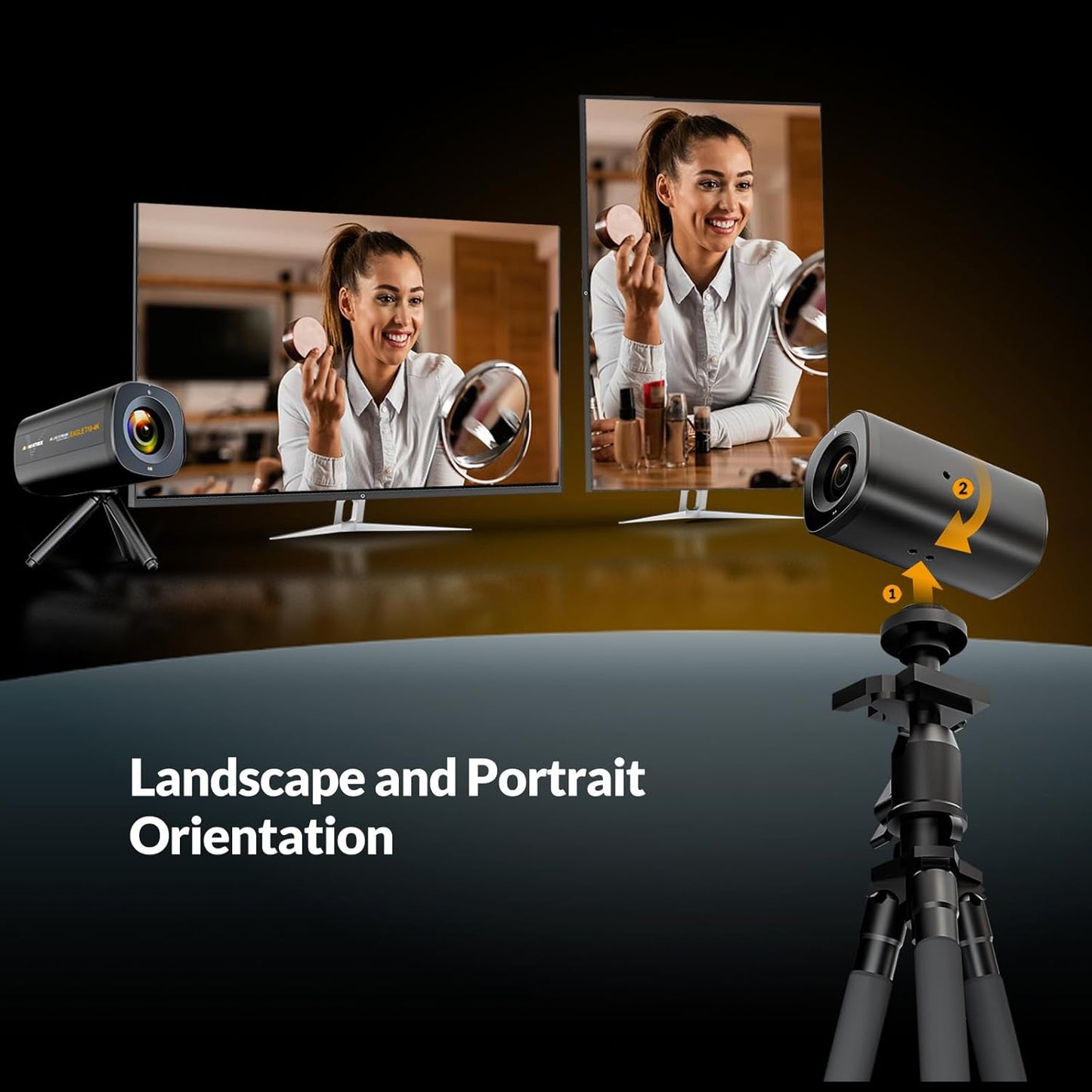 AVMATRIX Live Streaming Camera 10X Optical Zoom 75.4° Wide Angle ToF Auto Focus FHD 1080P 60fps Streaming Camera with USB3.0 & HDMI Out Work with OBS Zoom Teams YouTube/Twitch/Facebook Eagle T10