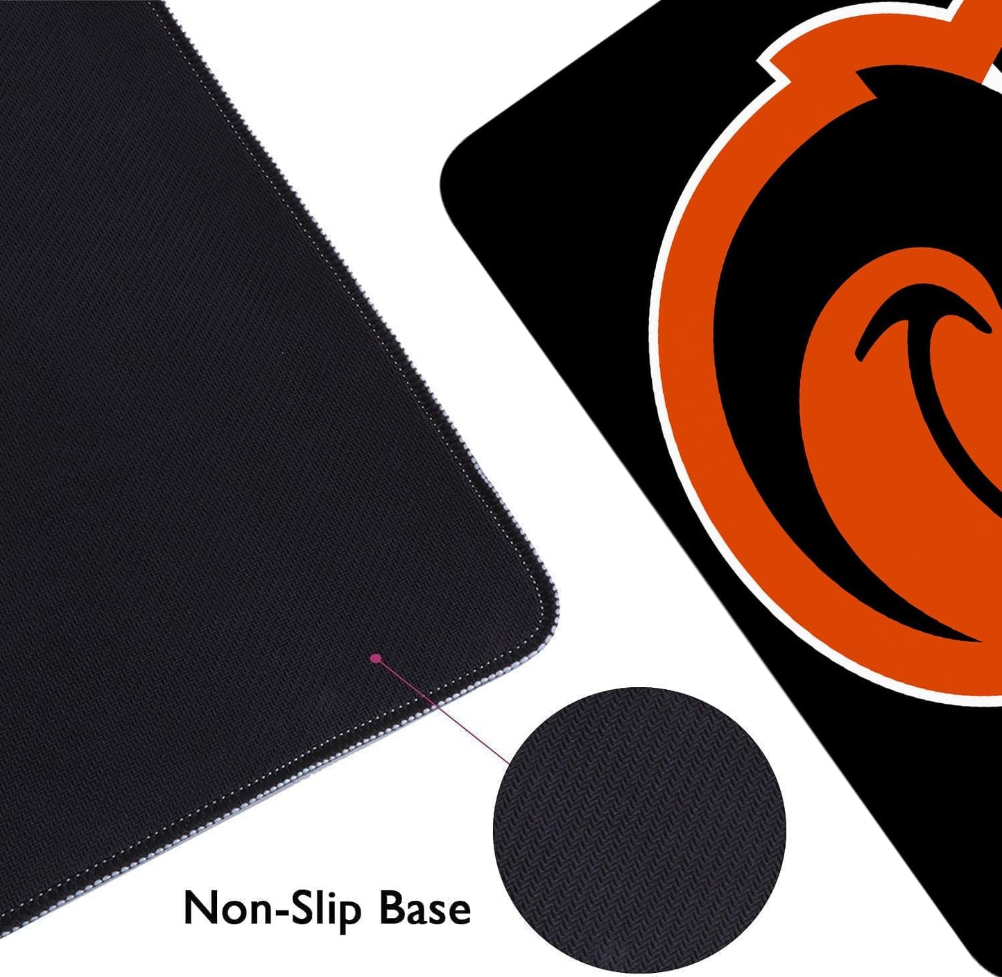 Generic Baseball Mouse Pad Extended Large Gaming Desk Pad 31.5 x 11.8 Inch, XL Mousepad Topographic Mouse Pad with Anti-Slip Rubber Base for Baltimore Home Office