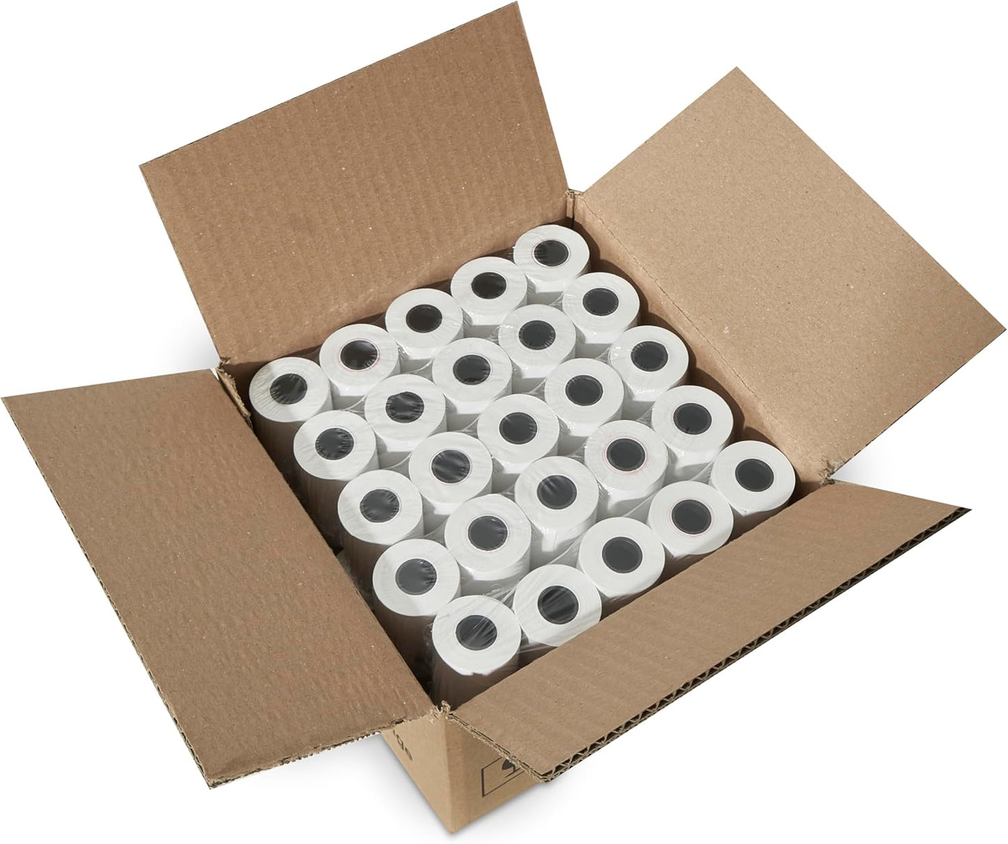 2-1/4" x 50' Thermal, 25 Rolls, Compatible with Verifone Vx520, Ingenico ICT220 ICT250, First Data FD400, Veeder Root TLS350, and More