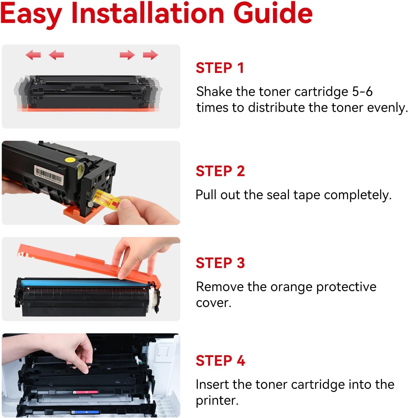 MYTONER 067H 067 Toner Cartridge Set Compatible Replacement for Canon 067H 067 Toner Cartridge High Capacity for imageCLASS MF656Cdw LBP632Cdw MF654Cdw MF653Cdw LBP633Cdw Printer (4 Pack 067H Ink)