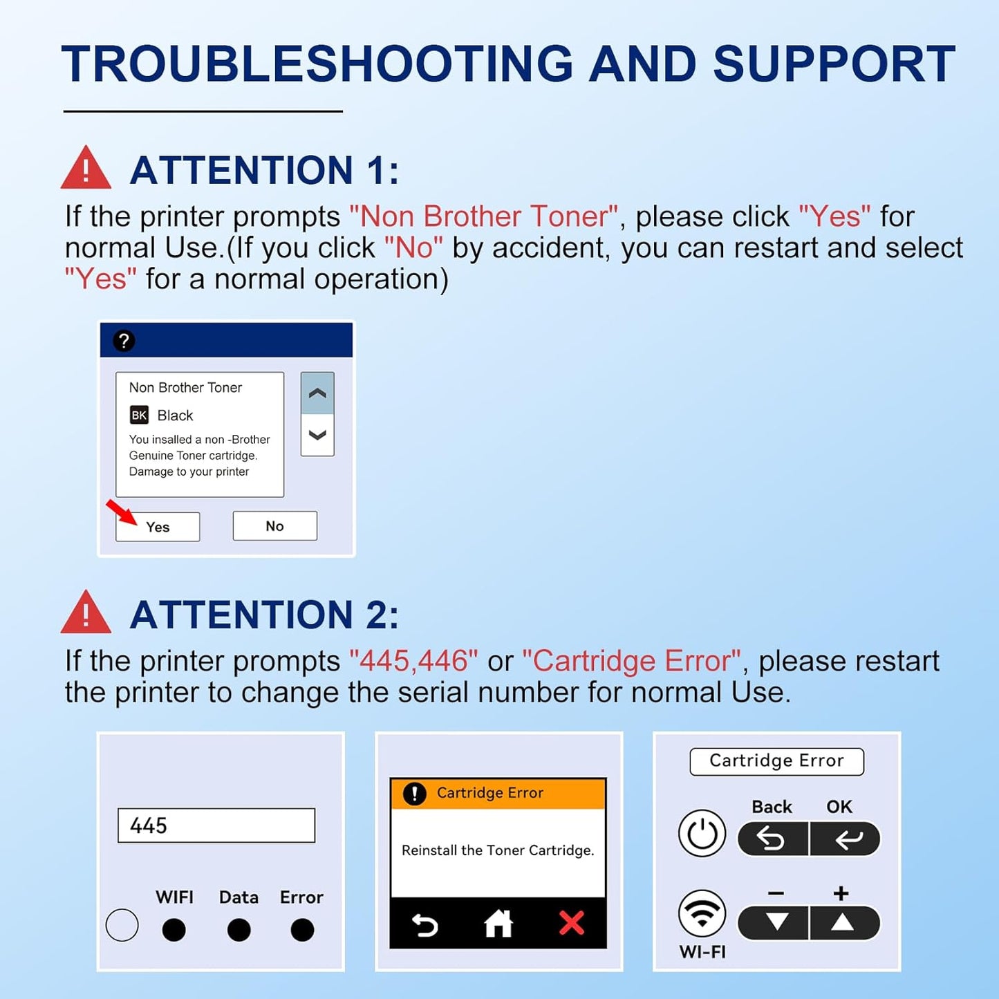 TEINO Compatible TN830XL Toner Cartridge Replacement for Brother TN830XL TN830 XL TN 830 Toner for HL-L2460DW DCP-L2640DW HL-L2420DW HL-L2405W MFC-L2820DW HL-L2480DW HL-L2400D Printer (Black,2 Pack)