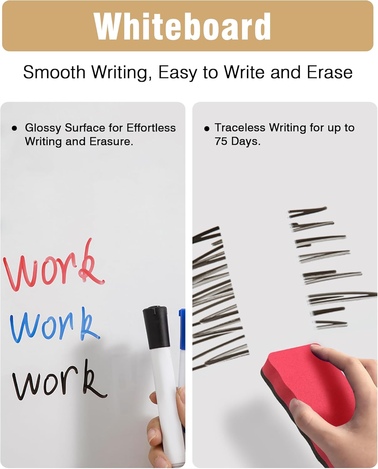 26"x20" Enclosed Bulletin Board, Lockable Weather-Resistant Aluminum Noticeboard for School & Office, Silver Frame w/Magentic Whiteboard