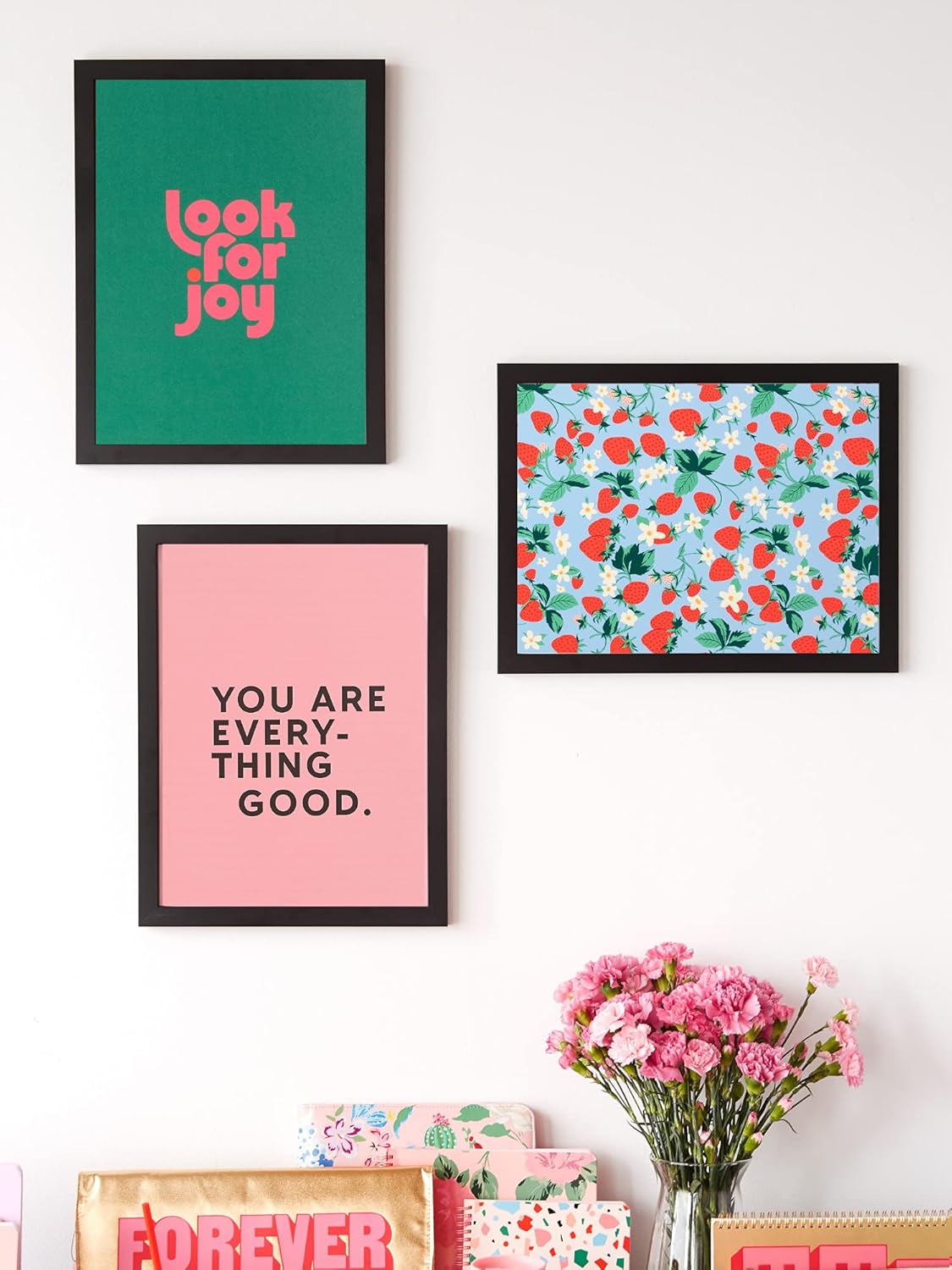 ban.do Rough Draft Large Spiral Notebook with Saying, 11" x 9" with Pockets and 160 College Ruled Pages, There's so Much to Look Forward to