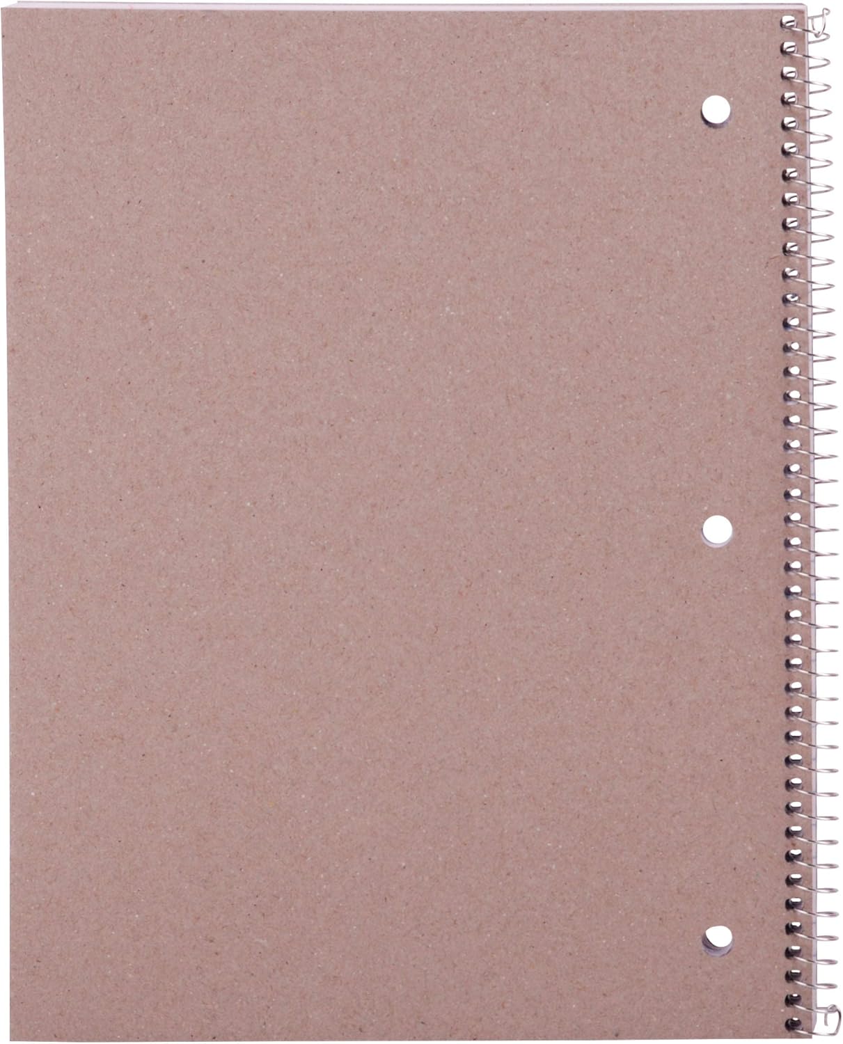 Mintra Office Spiral Notebooks - 1 Subject, 70 Sheets, WIDE Ruled, 8in x 10in, Bulk Pack, Pastel Covers, Set of 6 - for School, Office, Business, Professional (04692)