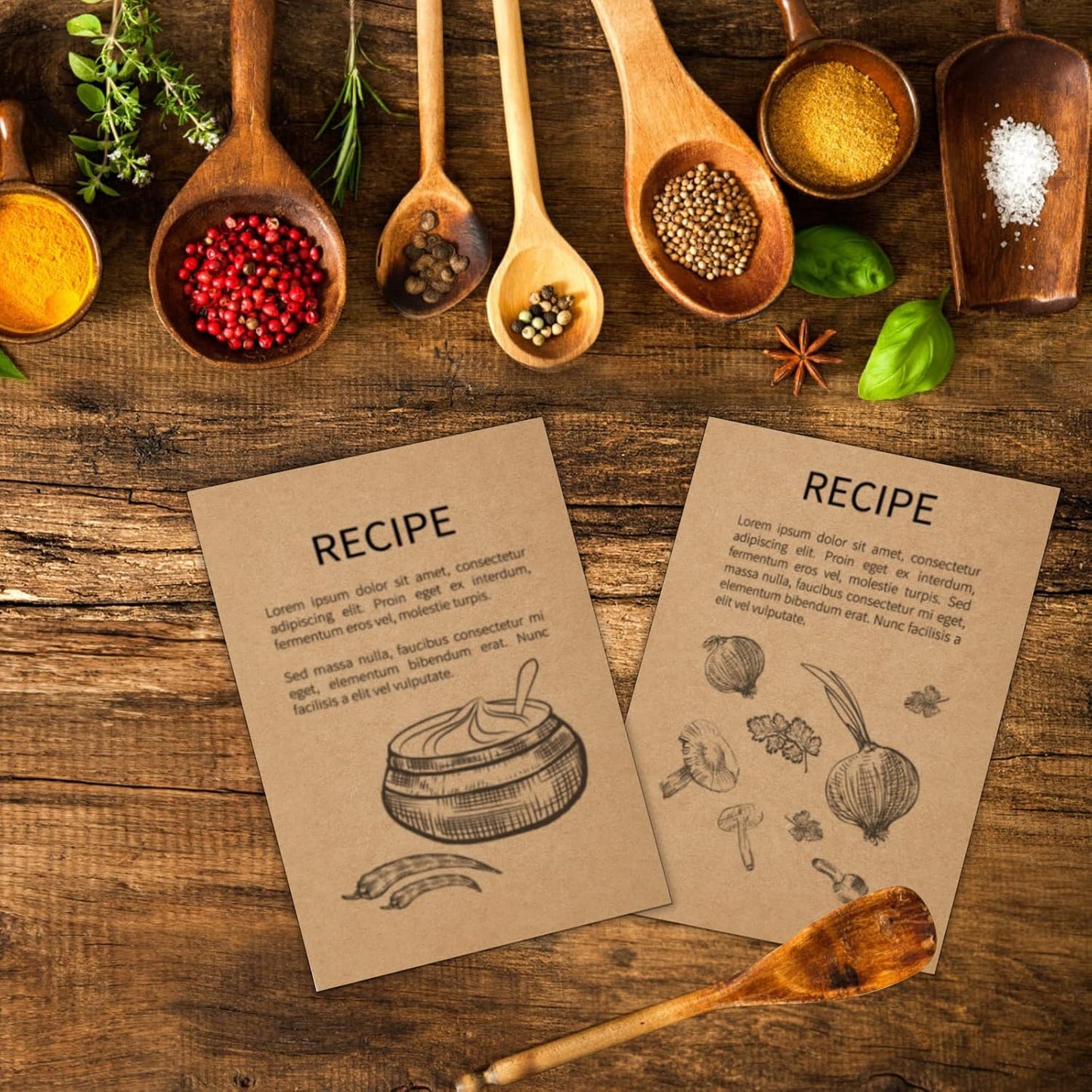 Brown Craft Cardstock 4x6 Blank Cards,Goefun 100 Pack 80lb Unruled Index Cards for Invitations, Business, Greetings, DIY