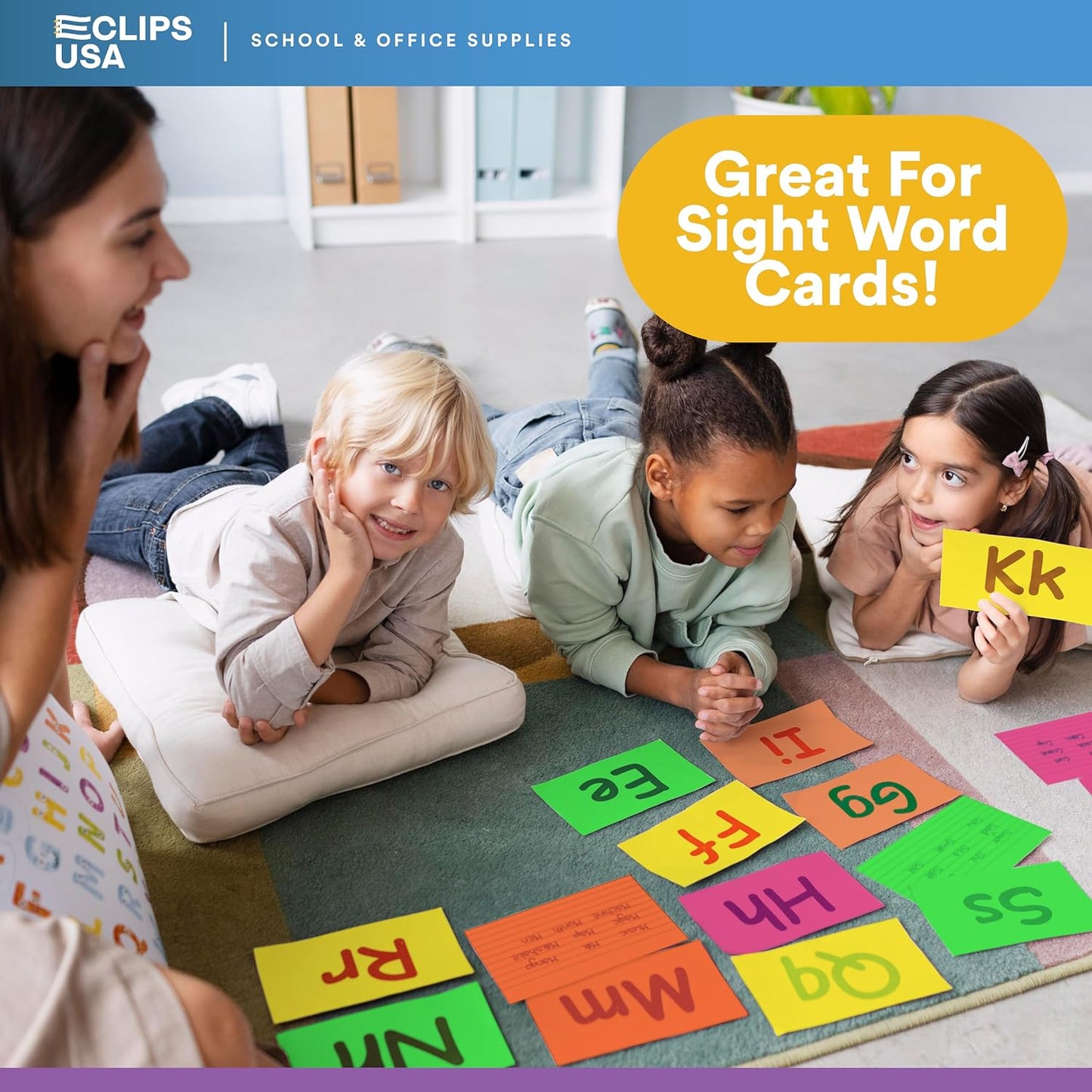 Index Cards Bulk (2400 Cards), Neon Flash Cards For Studying, Note Cards, Flashcards, Index Cards 3x5, Notecards, 100 Per Pack, (24 Pack)