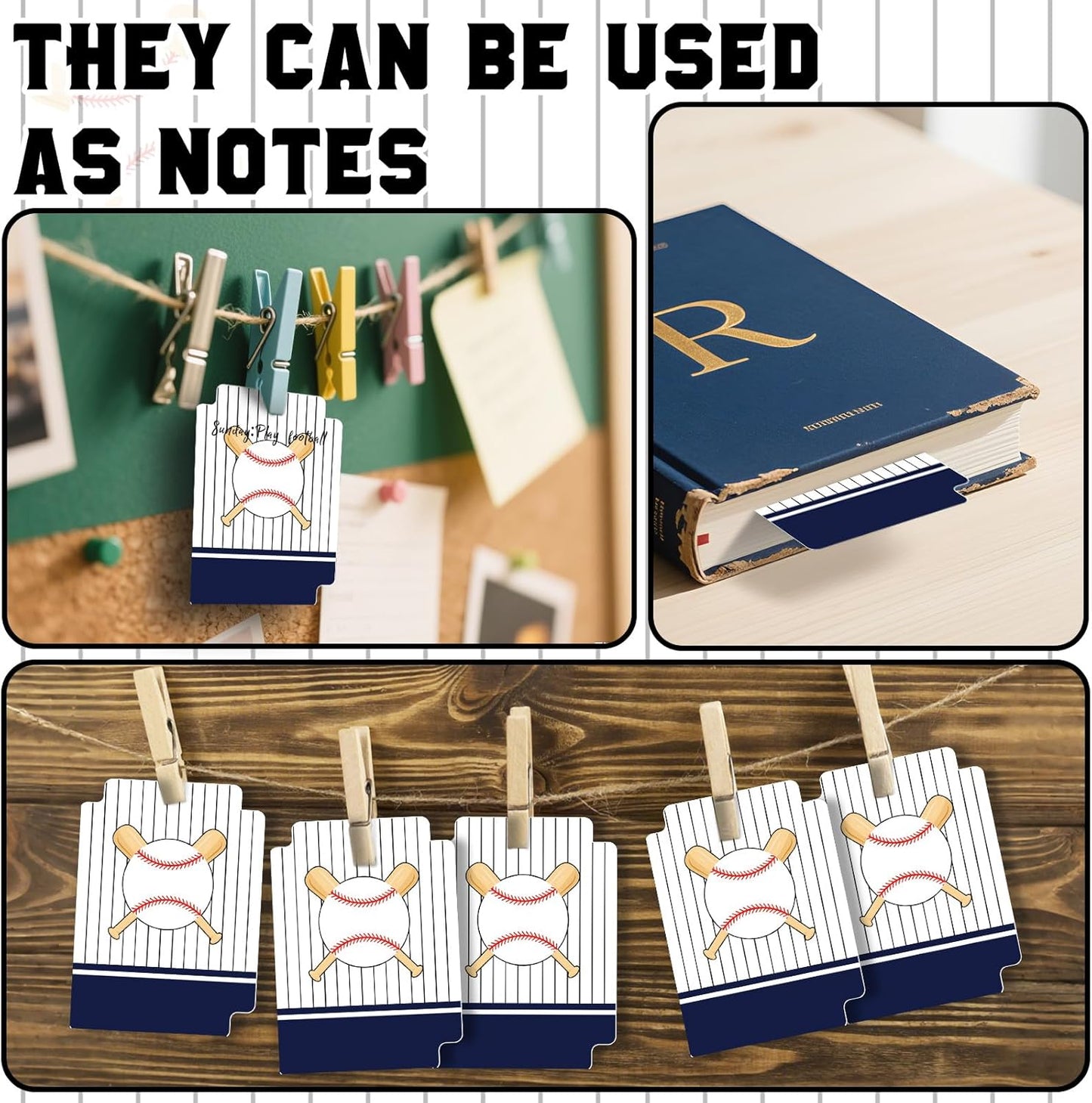 50pcs Baseball Team Card Dividers Plastic Index Card Storage Dividers with Tabs for Boys Men Gifts Card Separators for Organizing Sports Recipe Game Card