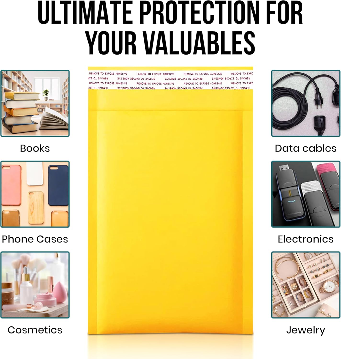 Levex - #2 8.5" x 12 [50 Pack) Kraft Bubble Mailers, Padded Envelope Mailers, Packing Envelope & Mailing Bags for Shipping