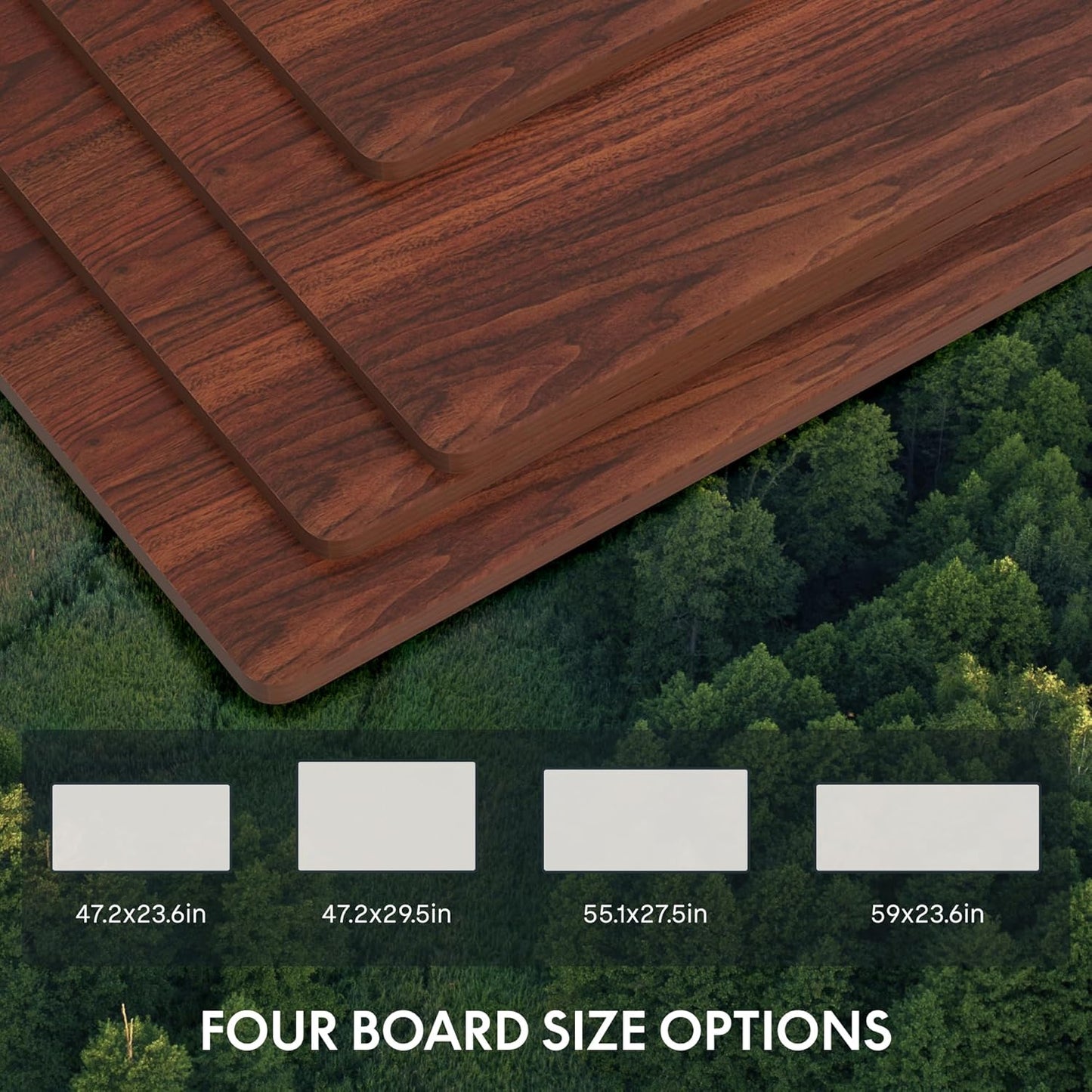 FLEXISPOT E6 Essential Standing Desk 3 Stages Dual Motor Electric 60x24 Inch Whole-Piece Board Height Adjustable Electric Sit Stand Desk(White Frame + Mahogany Desktop, 2 Packages)