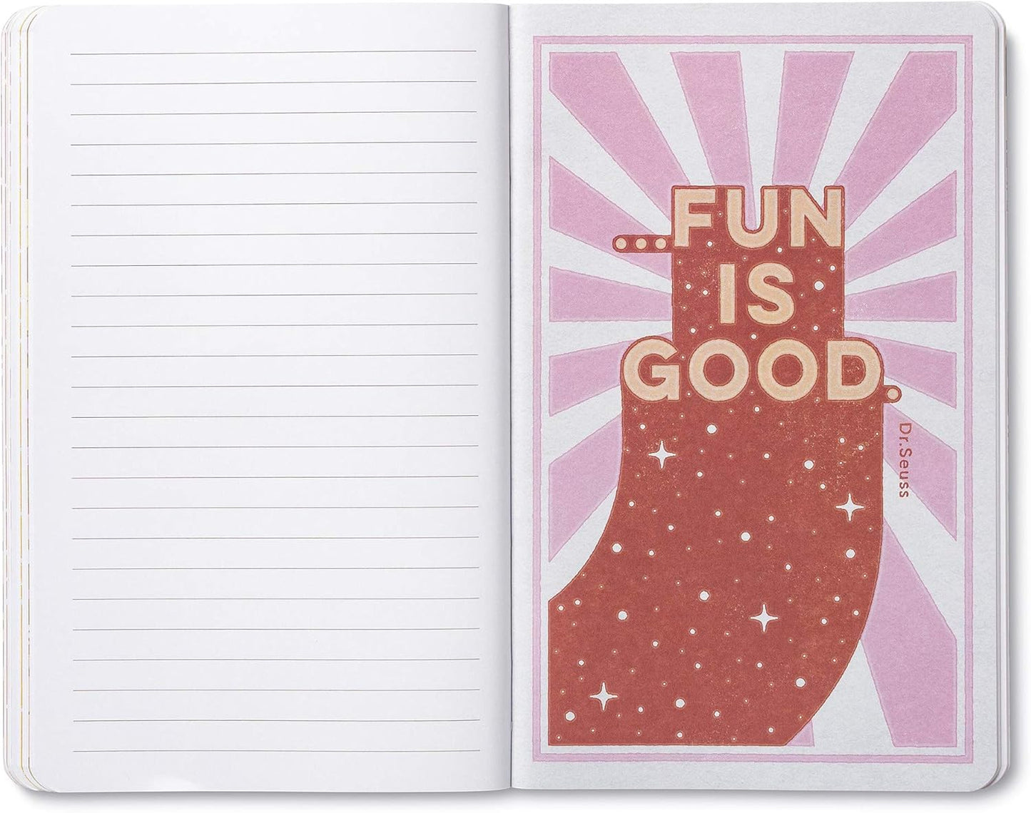 Compendium Softcover Journal - Every day is a beautiful day. – A Write Now Journal with 128 Lined Pages, 5″W x 8″H
