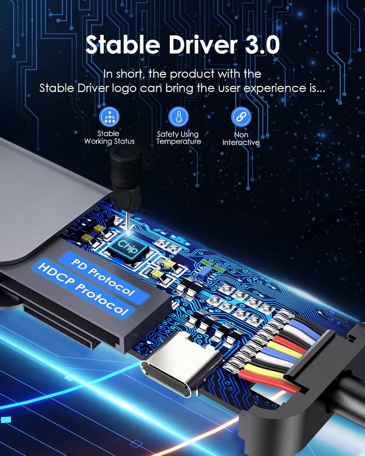 LENTION USB C Hub with 100W Charging, 4K HDMI, Dual Card Reader, USB 3.0 & 2.0 Compatible MacBook Pro, New Mac Air/Surface, Chromebook, More, Stable Driver Adapter (CB-CE18, Space Gray)