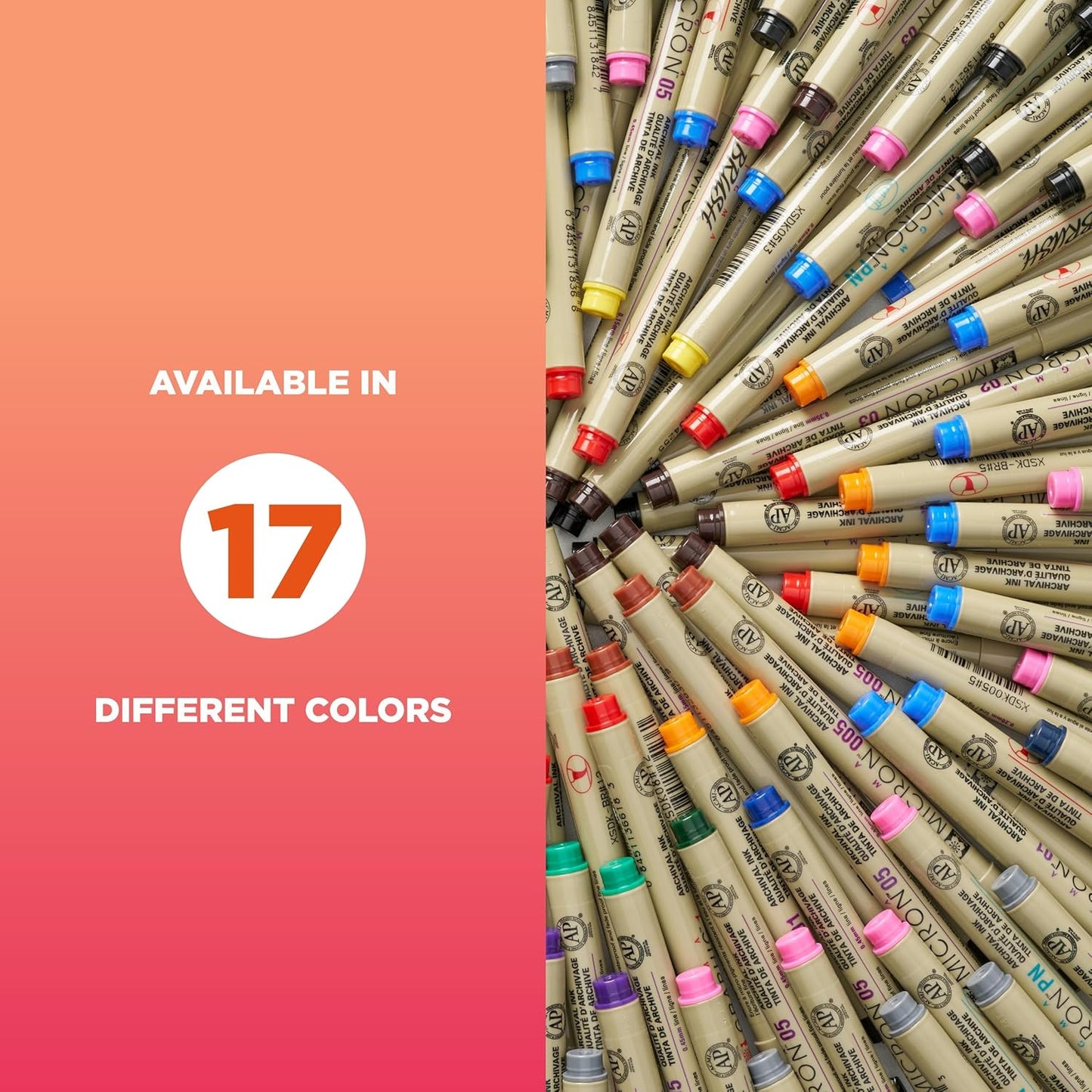 SAKURA Pigma Micron Fineliner Pens - Archival Black Ink Pens - for Writing, Drawing, or Journaling - Assorted Point Sizes - 10 Pack