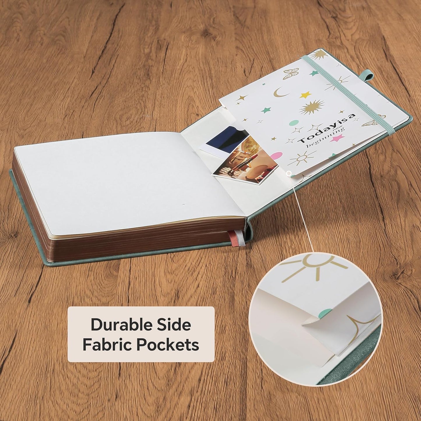 ZXHQ B5 360 Pages Lined Journaling Notebooks with Pen, Journals for Women Men Writing Notebook, Tree of Life Design, Brown Edge, Fine Inner Pocket - Grey