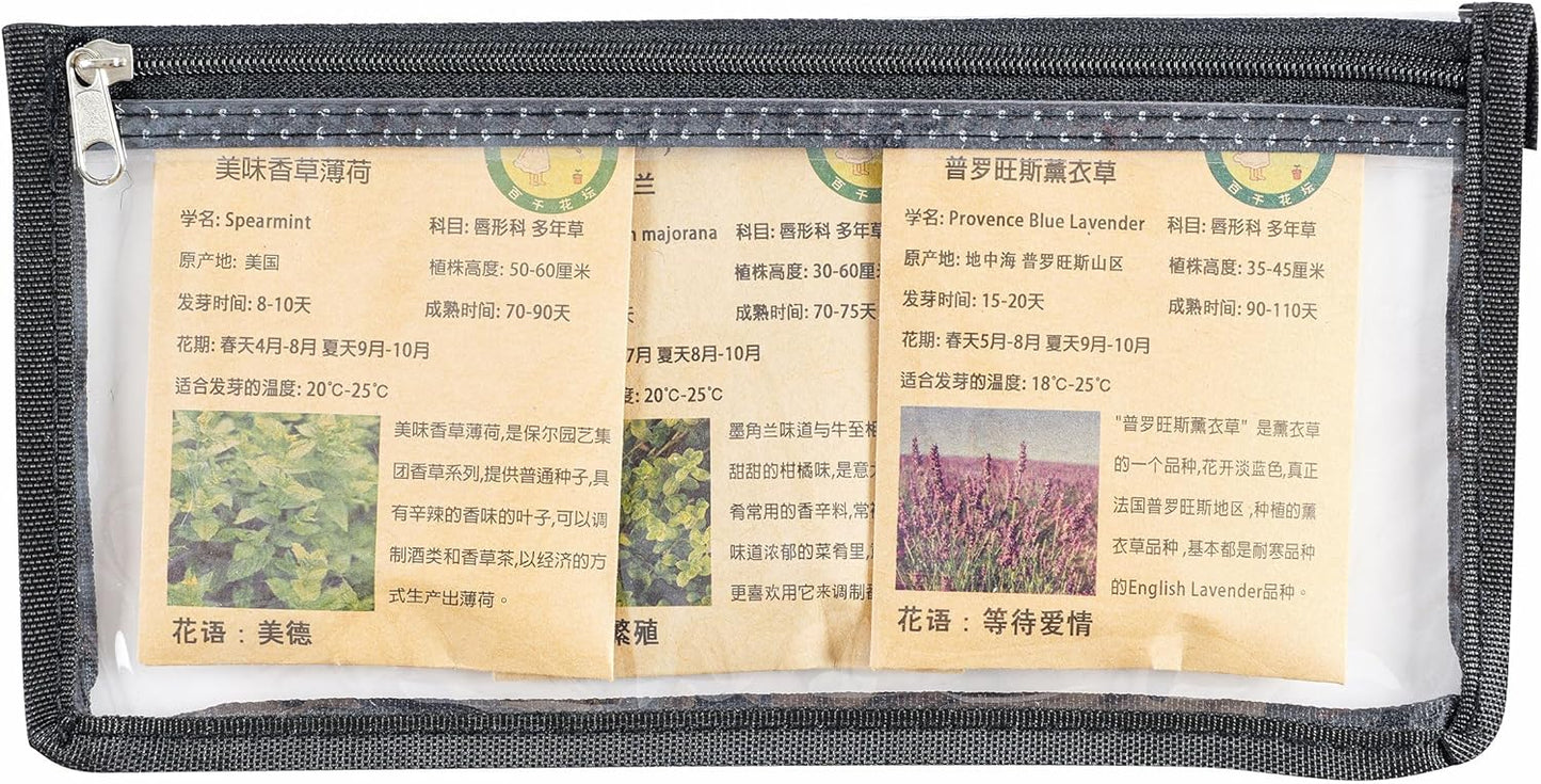 3.9 x 7.8 Clear Cash Register Money Pouch Bank Deposit Bag Check Wallet 10 Pack Zipper Closure