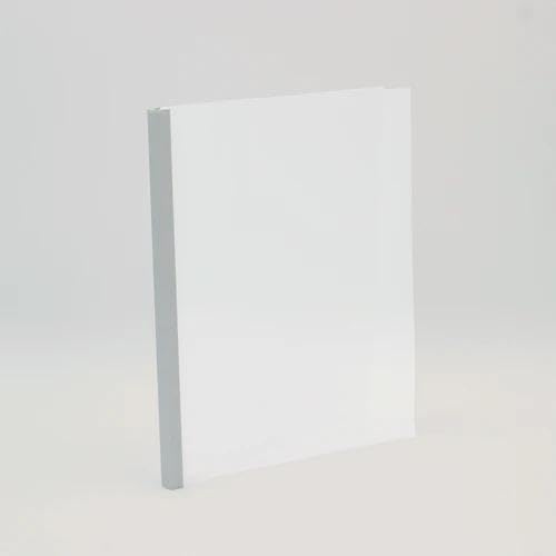 Thermal Binding Clear Covers with Steel Spine –for Thermal Binding Machines – Formerly Unibind – Used in Real Estate, Education and Various Businesses (Aluminum, 60 Sheets Max - 88/Boxes)