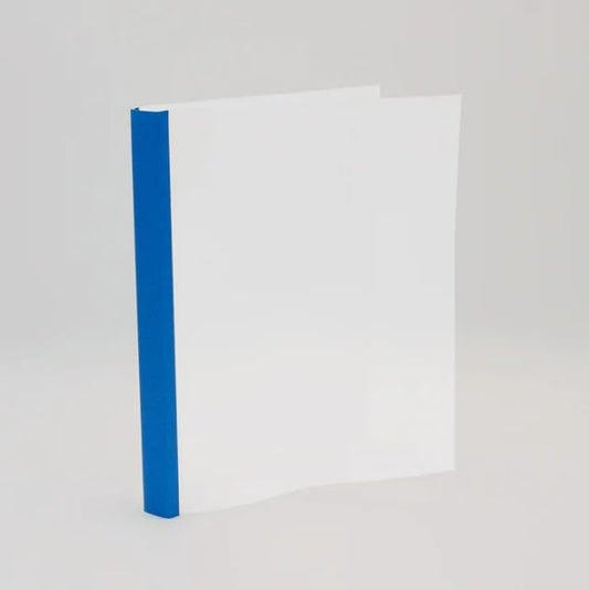 Thermal Binding Clear Covers with Steel Spine –for Thermal Binding Machines – Formerly Unibind – Used in Real Estate, Education and Various Businesses (Azur, 160 Sheets Max - 44/Box)