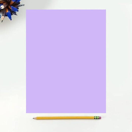 Colored Copy Paper, 20 LB (75 GSM) 8.5 X 11, 500 Sheets (Lavender/orchid)