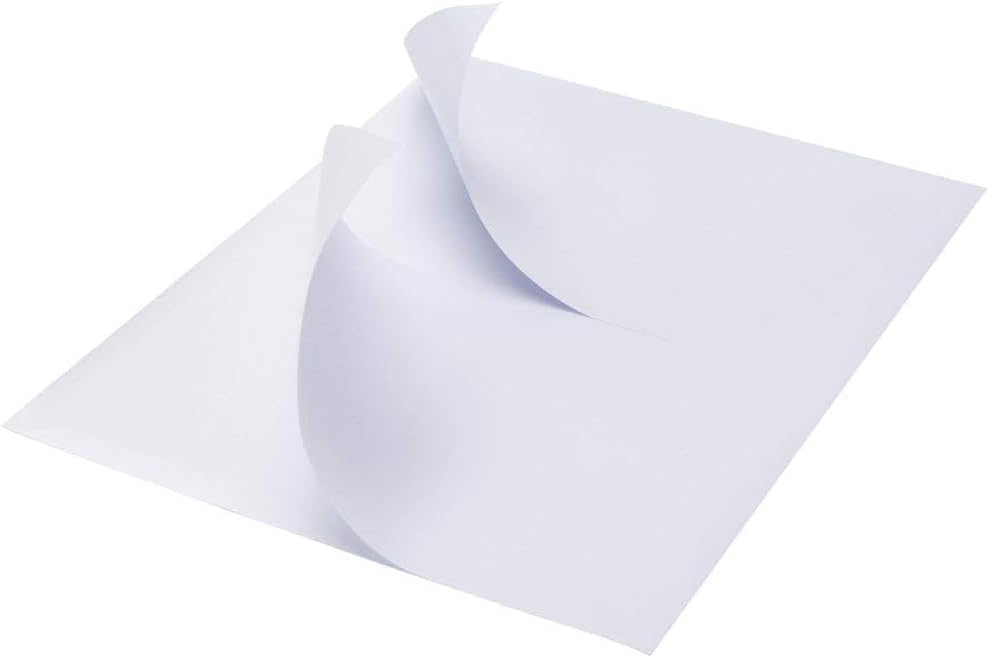 8.5" x 5.5" Address Labels, Half Sheet Shipping Labels, 25 Sheets Self Adhesive Mailing Labels for Laser & Inkjet Printers (50 Labels)