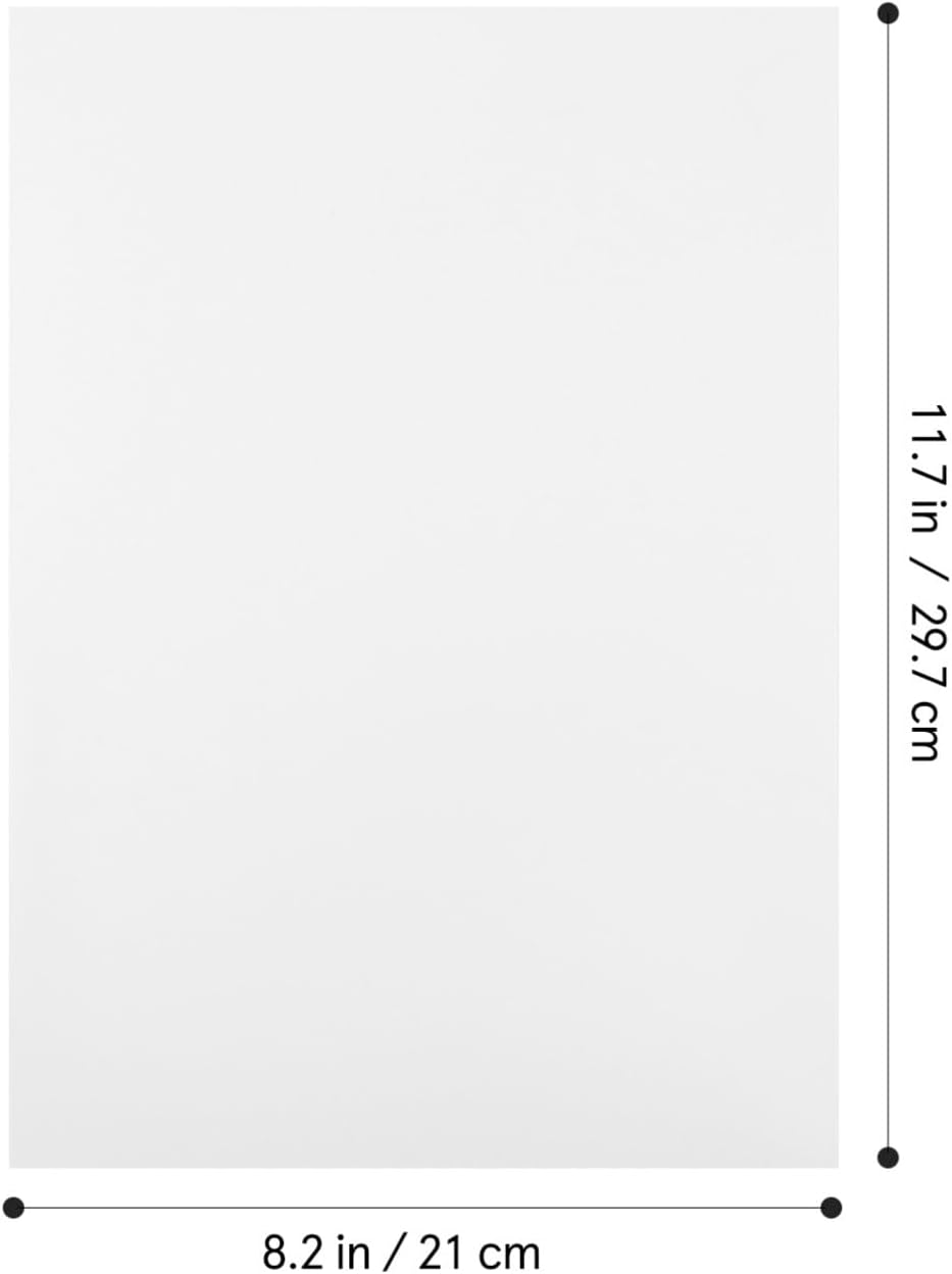 50 Sheets White Cardstock Paper 8.5 X 11 Inch, 180g a4 Printer Paper for Diy Crafts, Scrapbooking, Invitations, Decorations